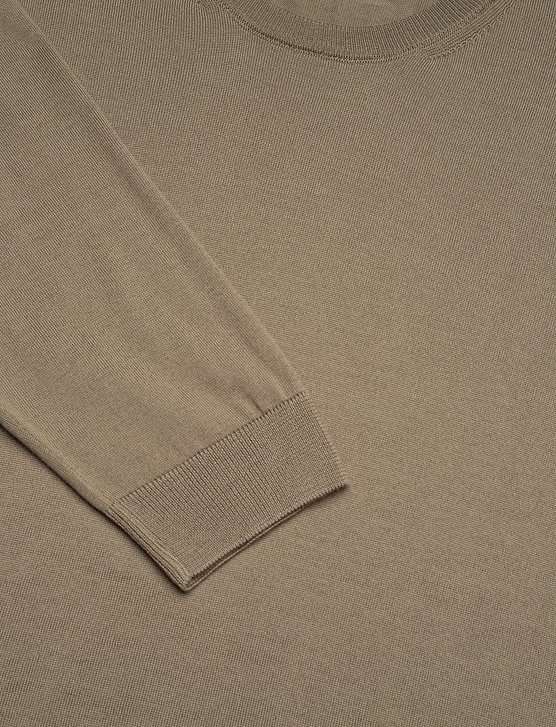 BOSS - Leno-P - rund hals - open brown - 2