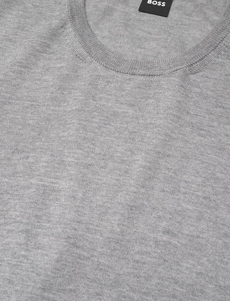 BOSS - Leno-P - rund hals - silver - 2