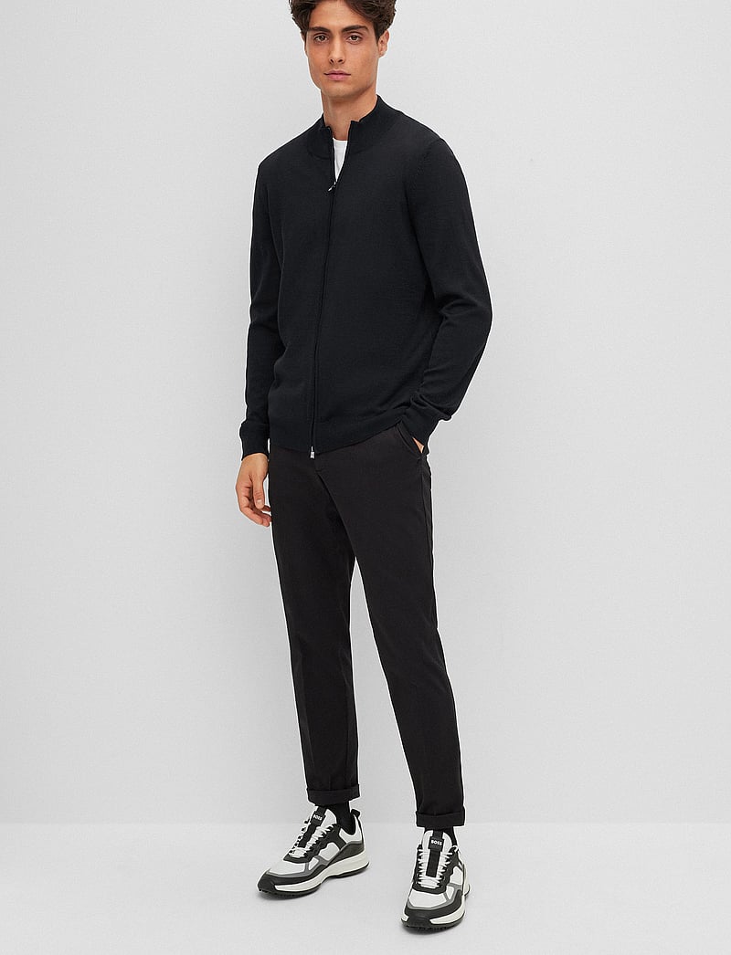 BOSS - Balonso - fullzip strik - black - 0