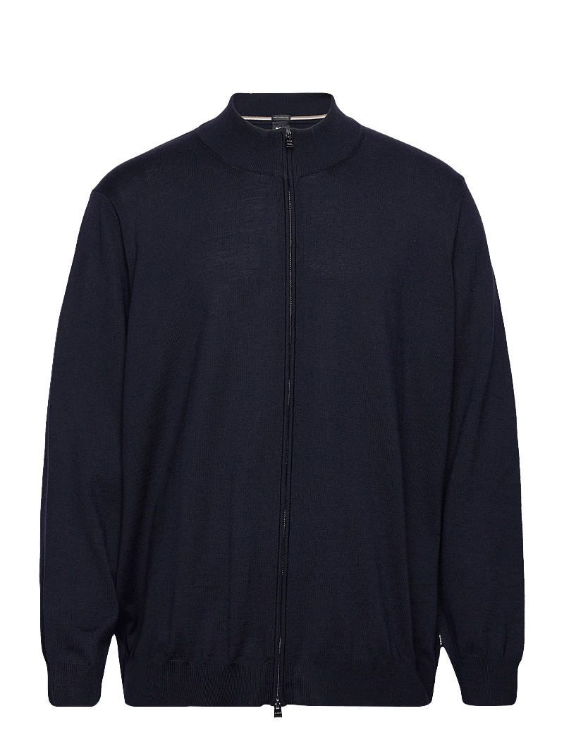 BOSS - Balonso - fullzip strik - dark blue - 1