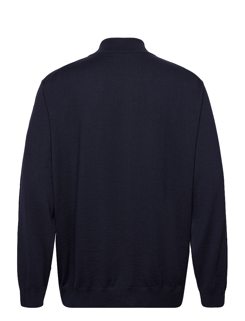 BOSS - Balonso - fullzip strik - dark blue - 2