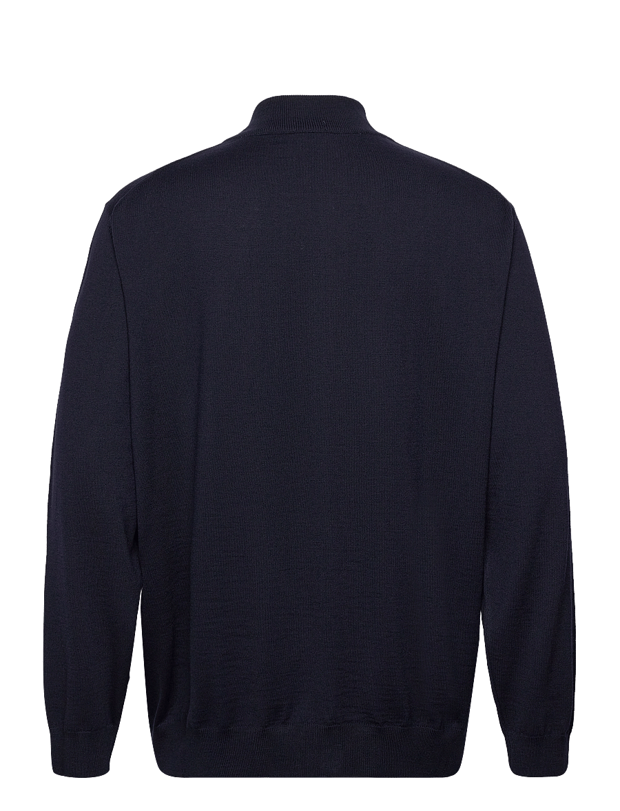 BOSS - Balonso - pullover mit durchgehendem reißverschluss - dark blue - 2