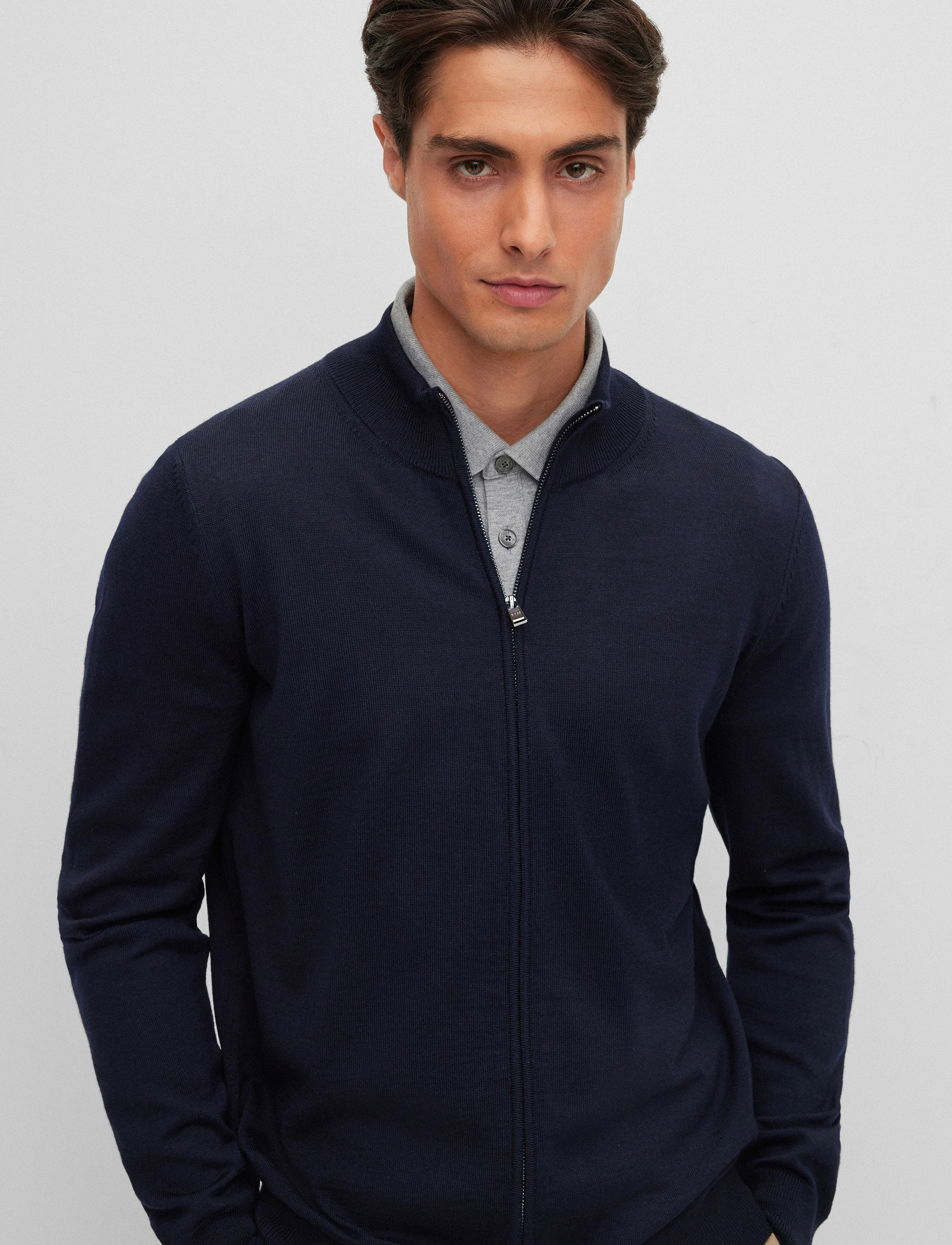 BOSS - Balonso - full zip jumpers - dark blue - 3