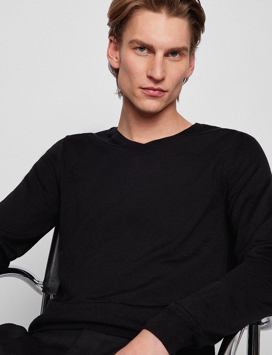 BOSS - Melba-P - v-ausschnitt - black - 3