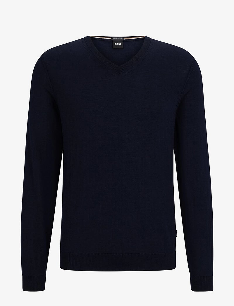 BOSS - Melba-P - v-hals - dark blue - 1