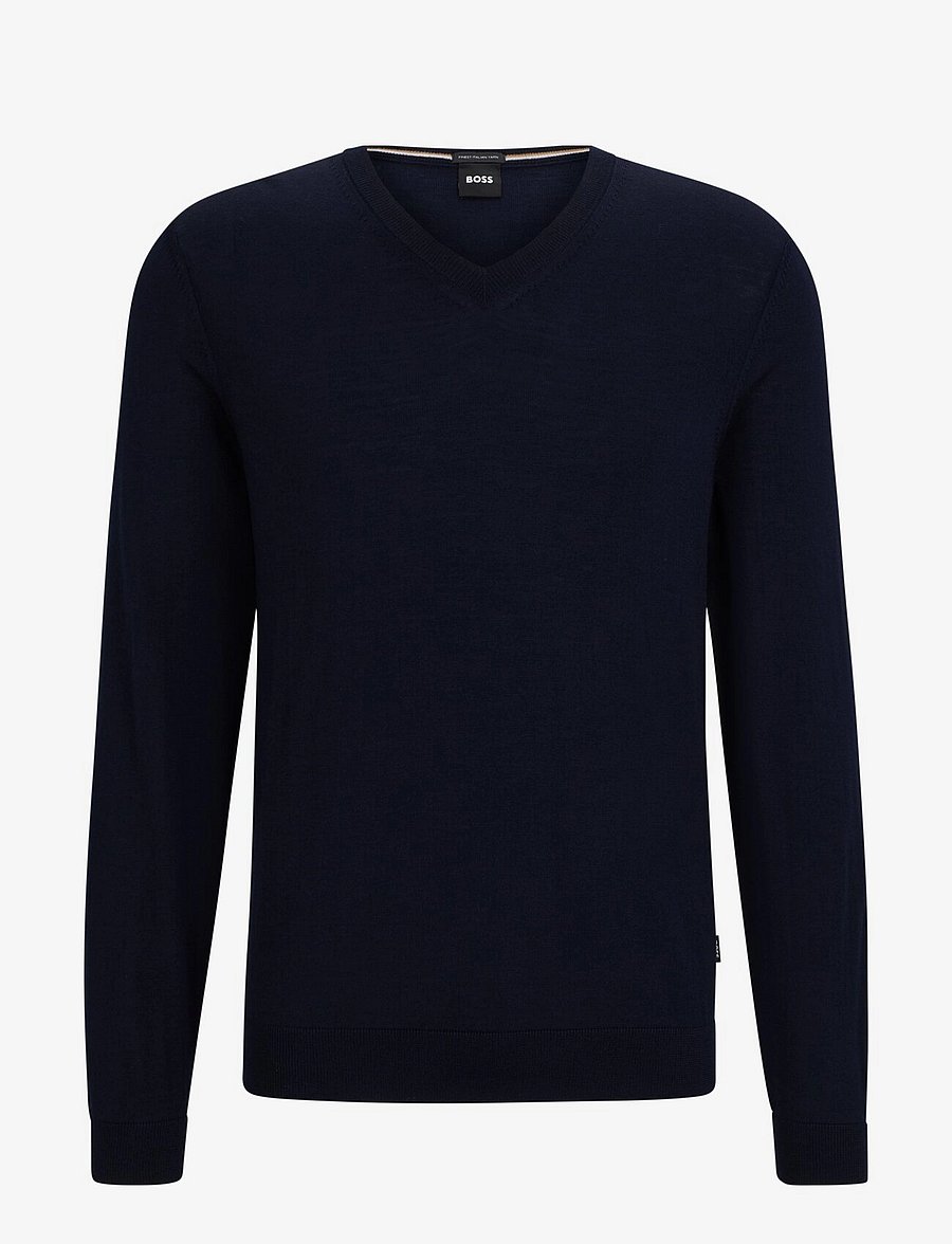BOSS - Melba-P - v-hals - dark blue - 1