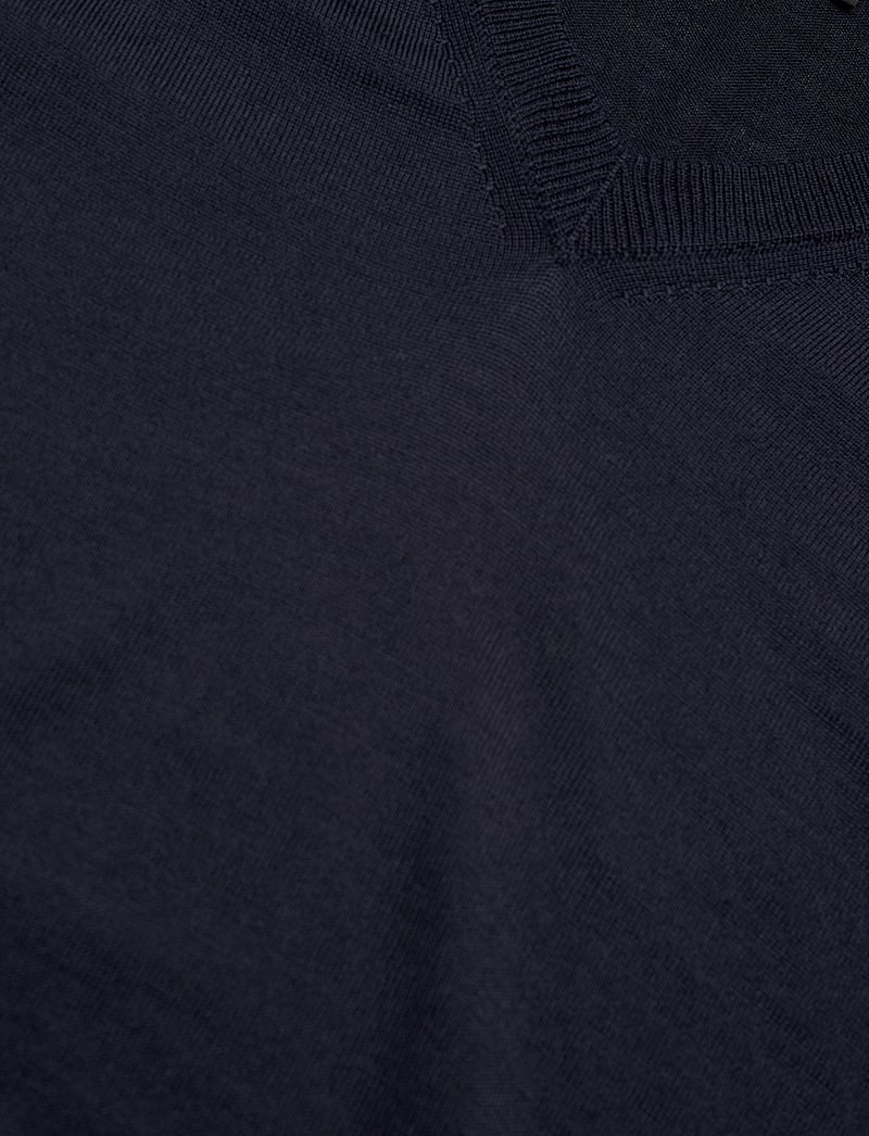 BOSS - Melba-P - v-hals - dark blue - 5