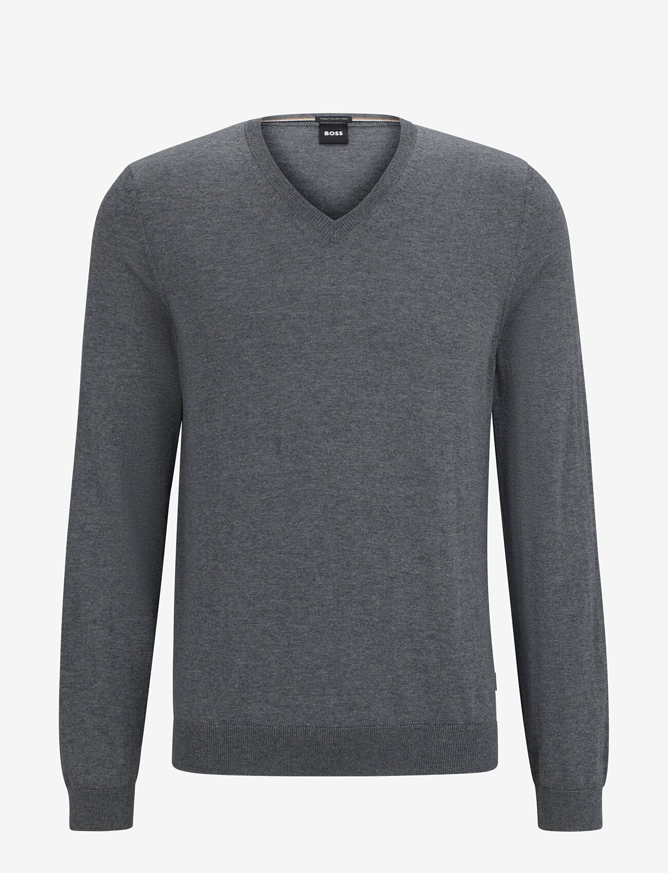 BOSS - Melba-P - v-necks - medium grey - 1