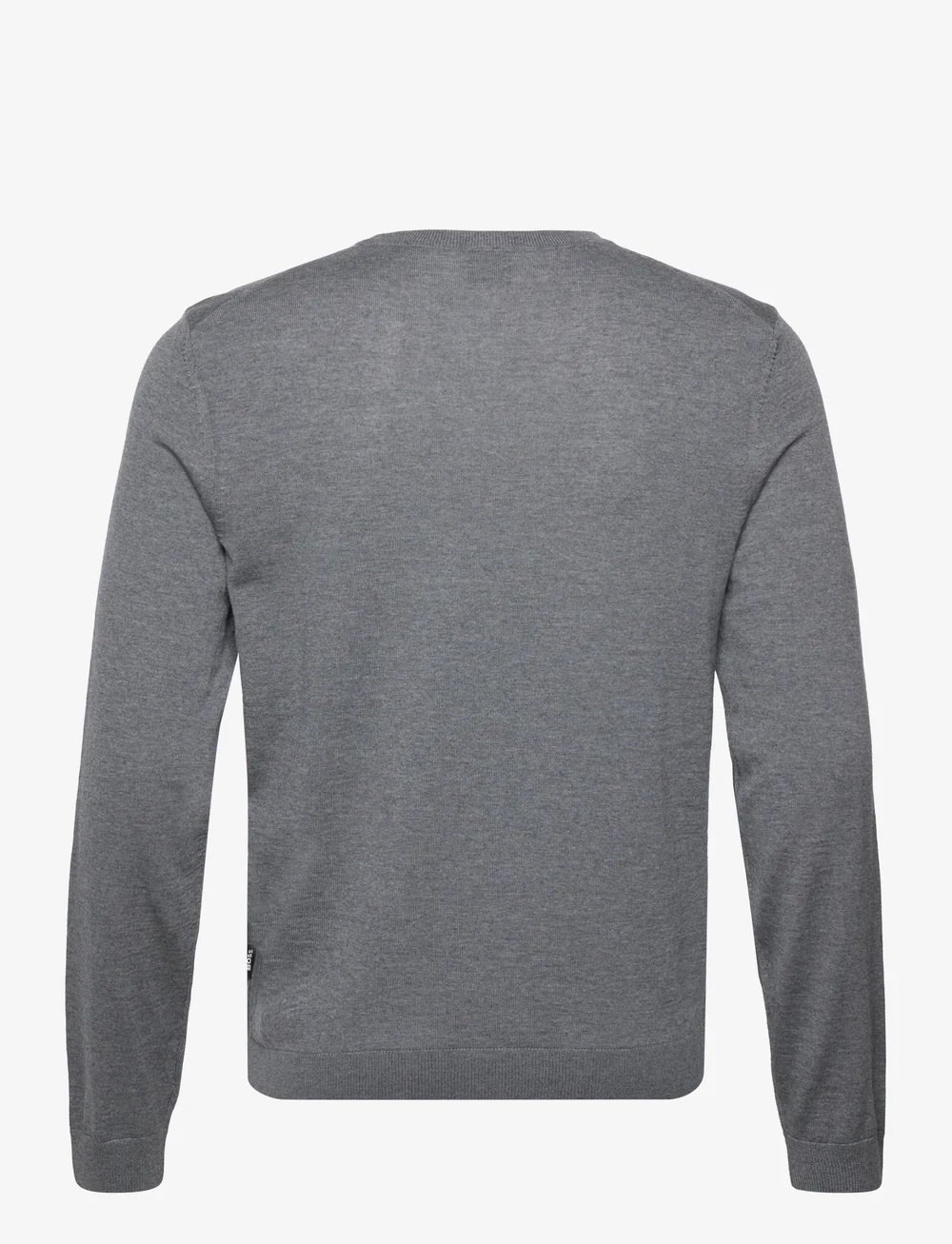 BOSS - Melba-P - prjónað v-hálsmál - medium grey - 2