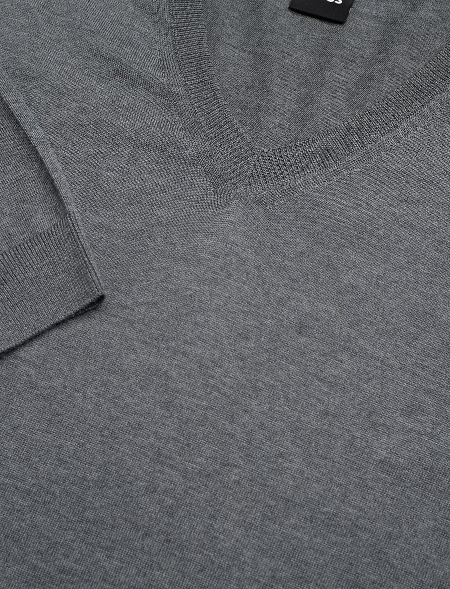 BOSS - Melba-P - v-hals - medium grey - 5
