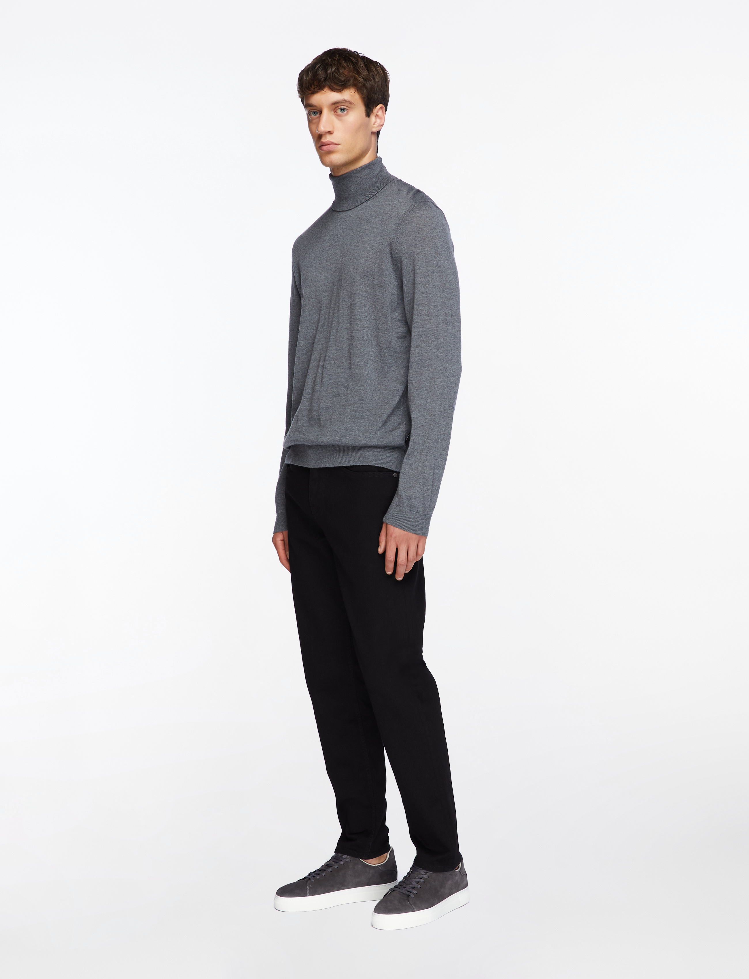 BOSS - Musso-P - turtlenecks - medium grey - 3
