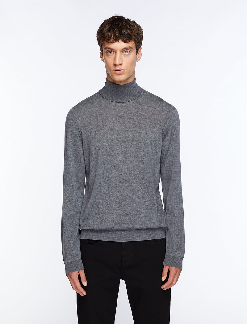 BOSS - Musso-P - kõrge kaelusega džemprid - medium grey - 0