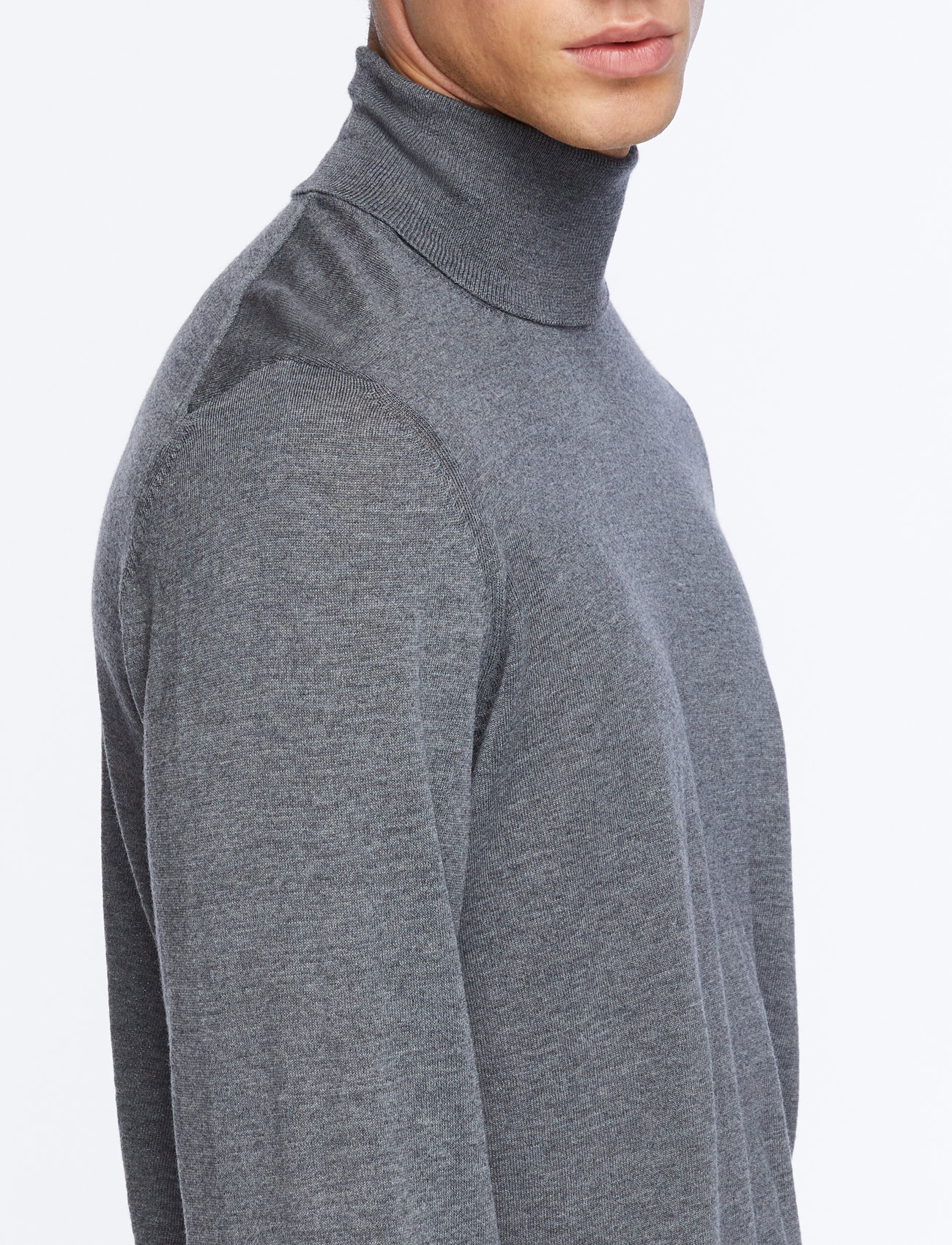 BOSS - Musso-P - kõrge kaelusega džemprid - medium grey - 5