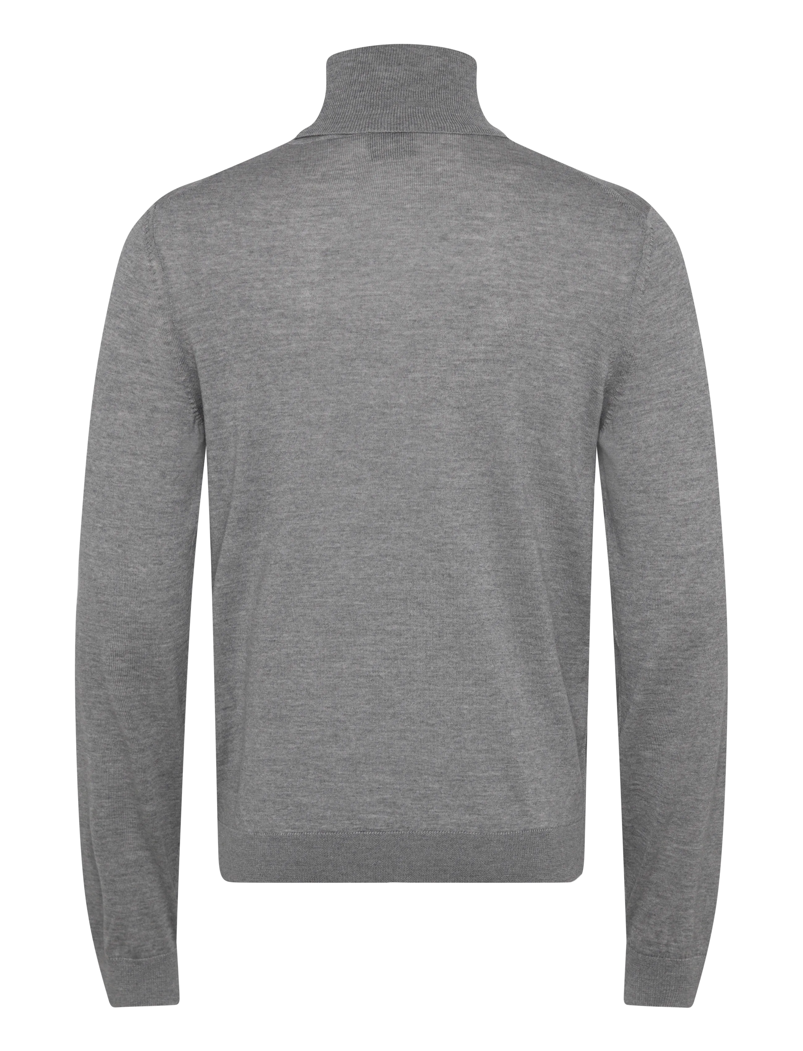 BOSS - Musso-P - turtlenecks - silver - 1