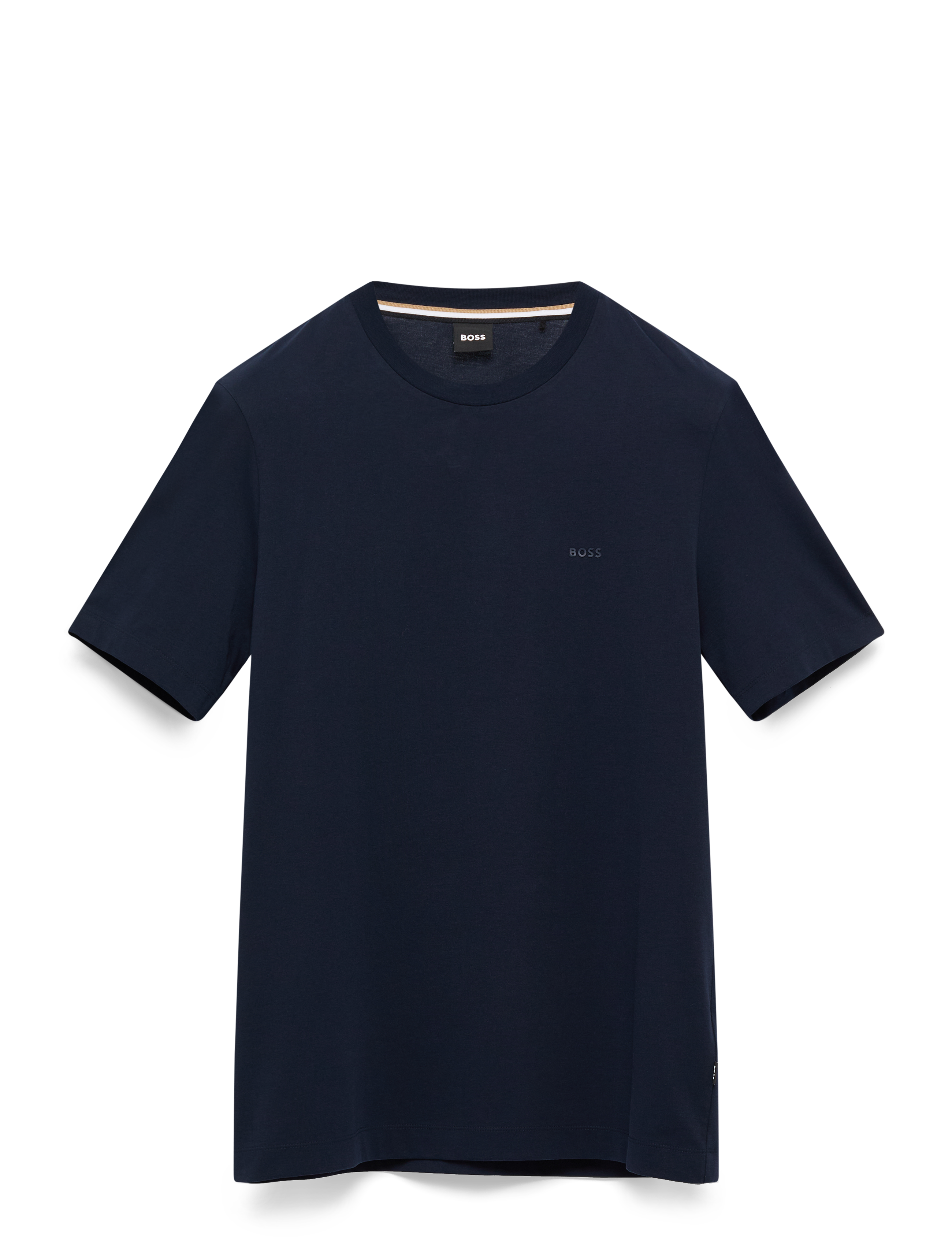 BOSS Thompson 01, Mænd, Basic T-Shirt, Blå, Str: L
