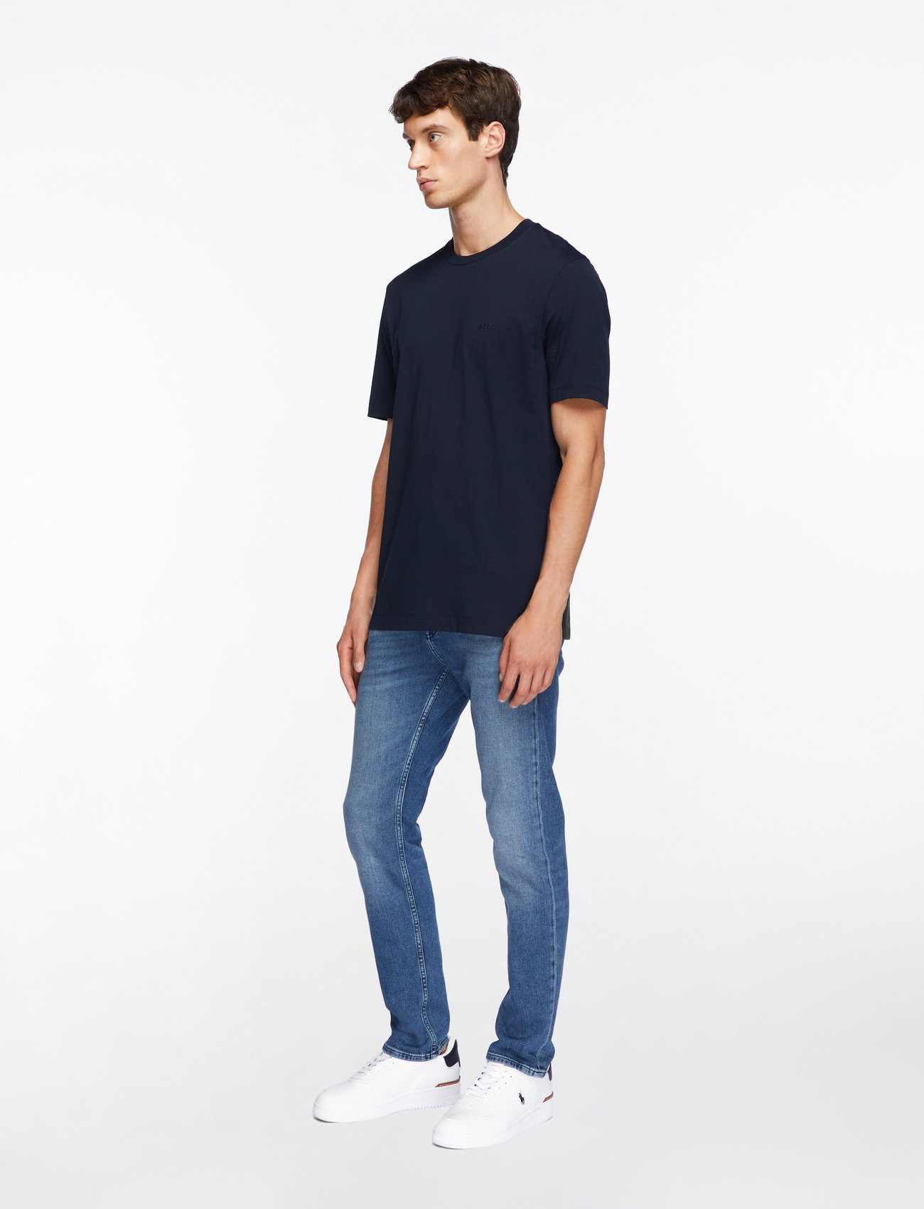 BOSS - Thompson 01 - kortärmade t-shirts - dark blue - 3