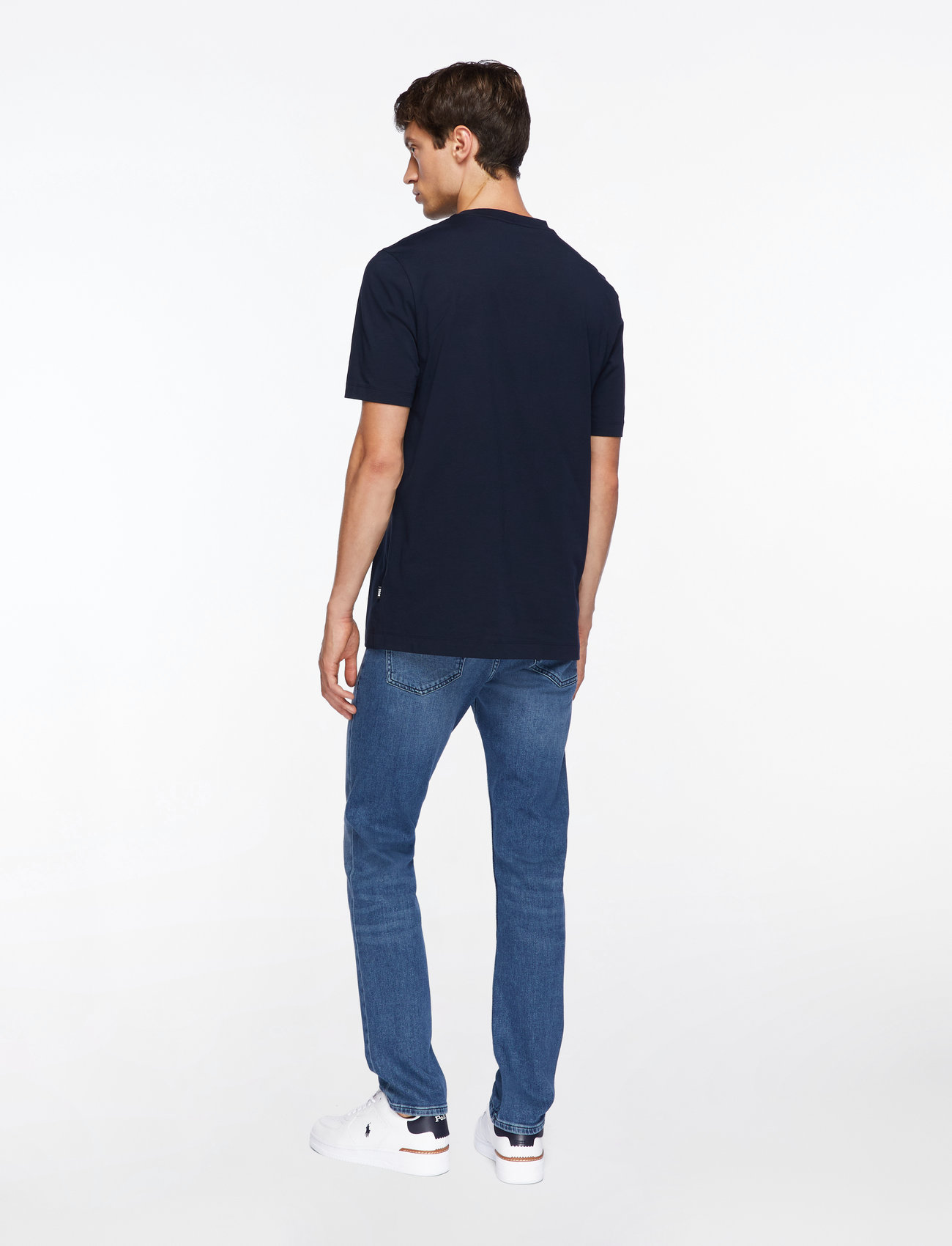 BOSS - Thompson 01 - kortärmade t-shirts - dark blue - 4