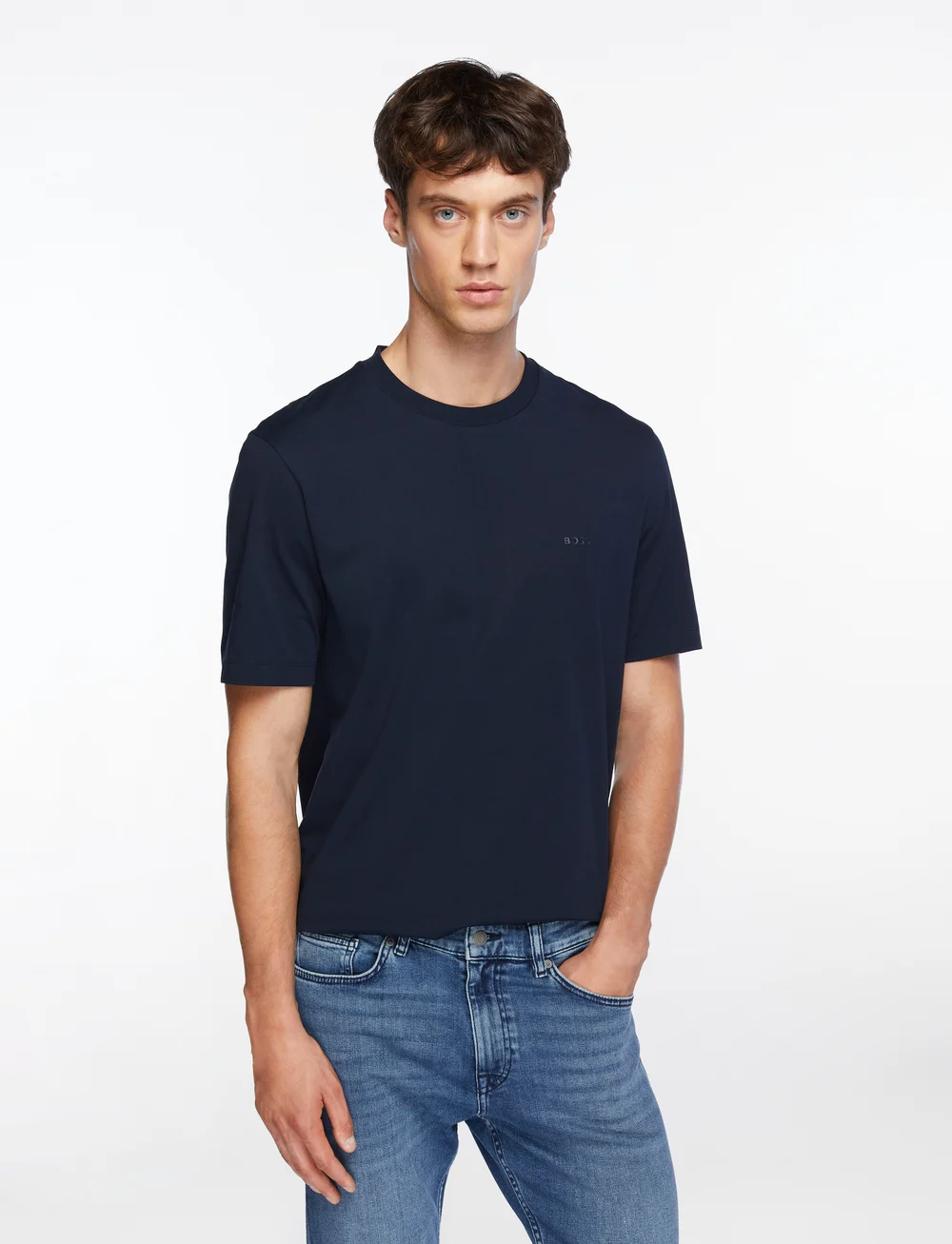 BOSS - Thompson 01 - kurzärmelig - dark blue - 0