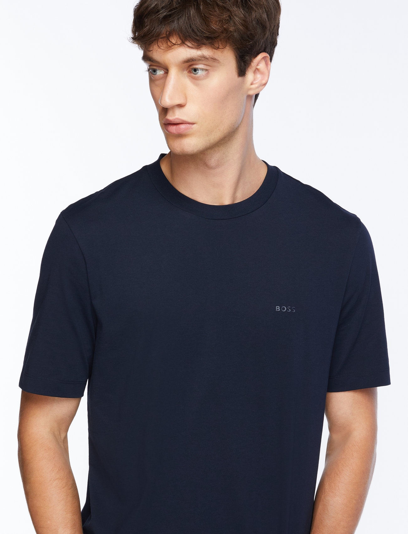 BOSS - Thompson 01 - kortärmade t-shirts - dark blue - 5