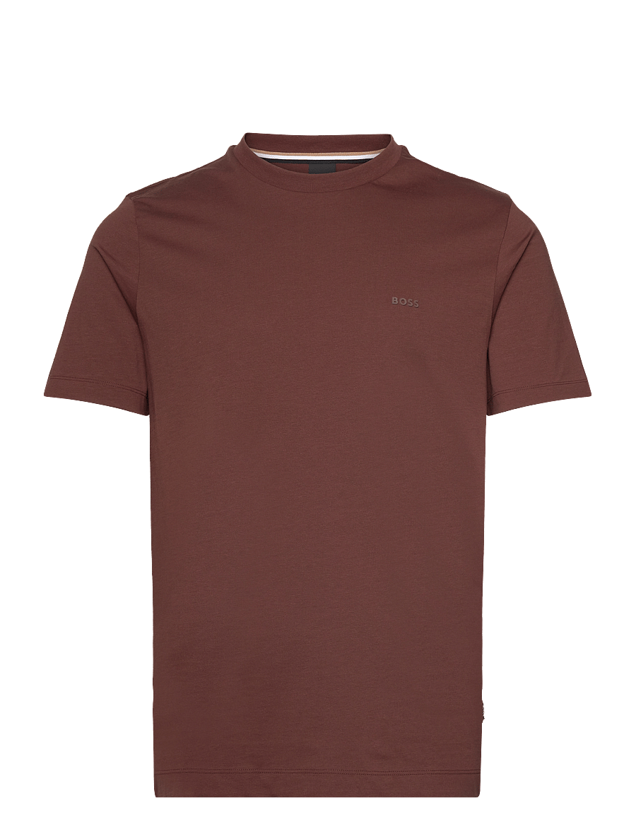 BOSS - Thompson 01 - kurzärmelige t-shirts - dark brown - 0