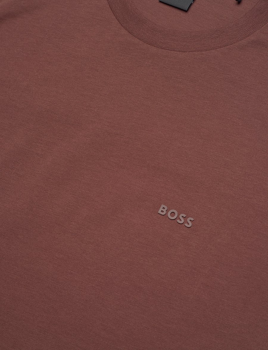 BOSS - Thompson 01 - kurzärmelige t-shirts - dark brown - 2