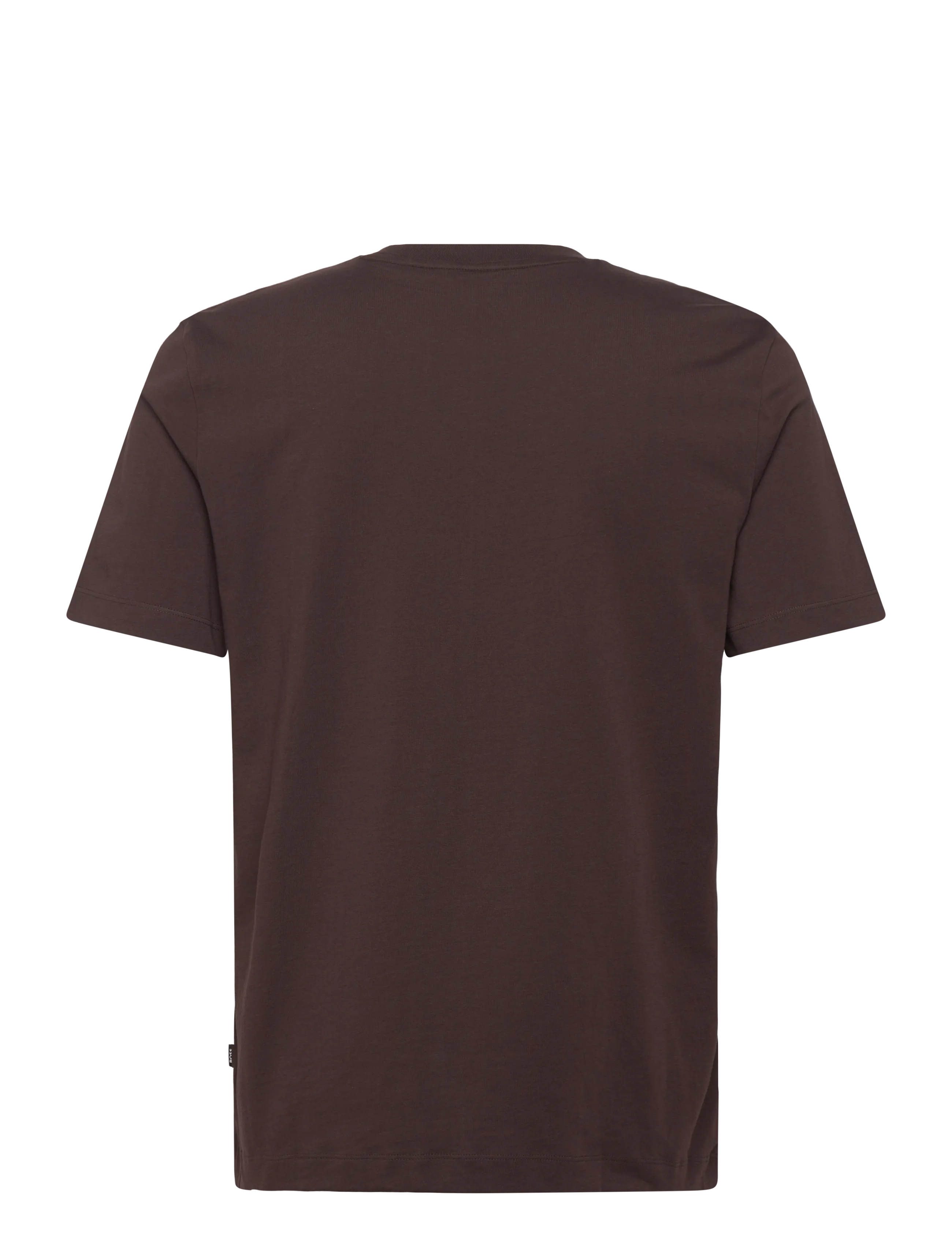 BOSS - Thompson 01 - short-sleeved t-shirts - dark brown - 2