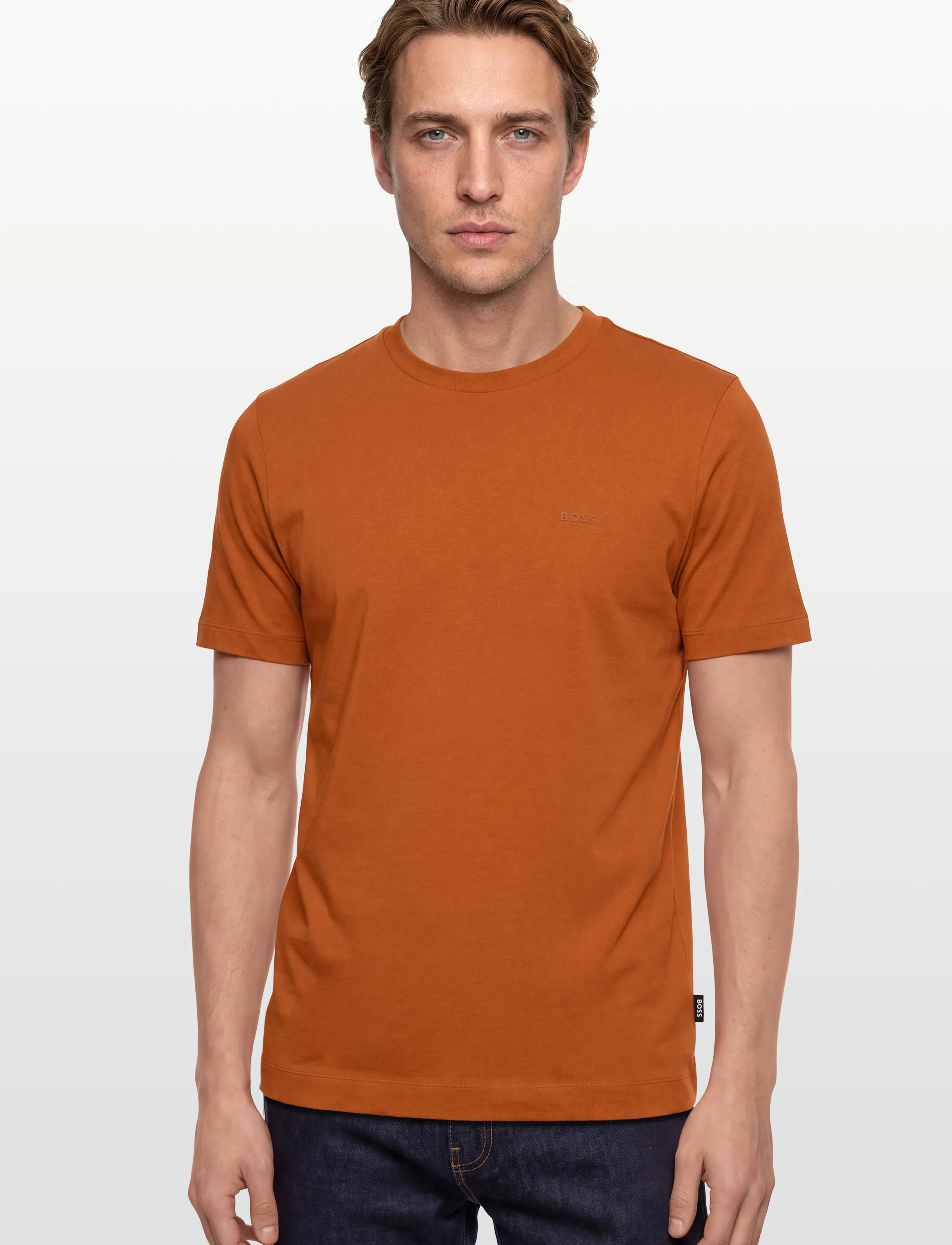 BOSS - Thompson 01 - lühikeste varrukatega t-särgid - dark orange - 3