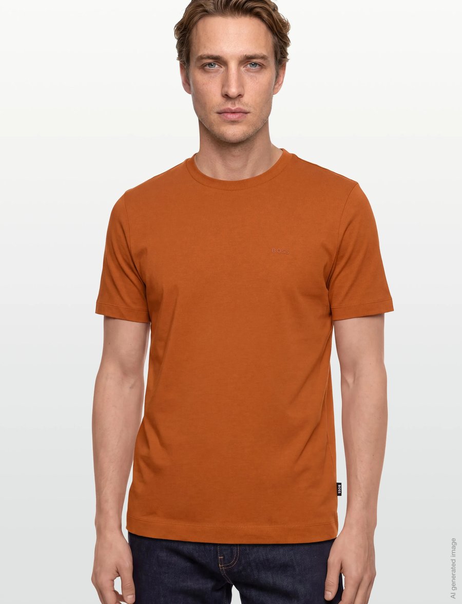 BOSS - Thompson 01 - lühikeste varrukatega t-särgid - dark orange - 3