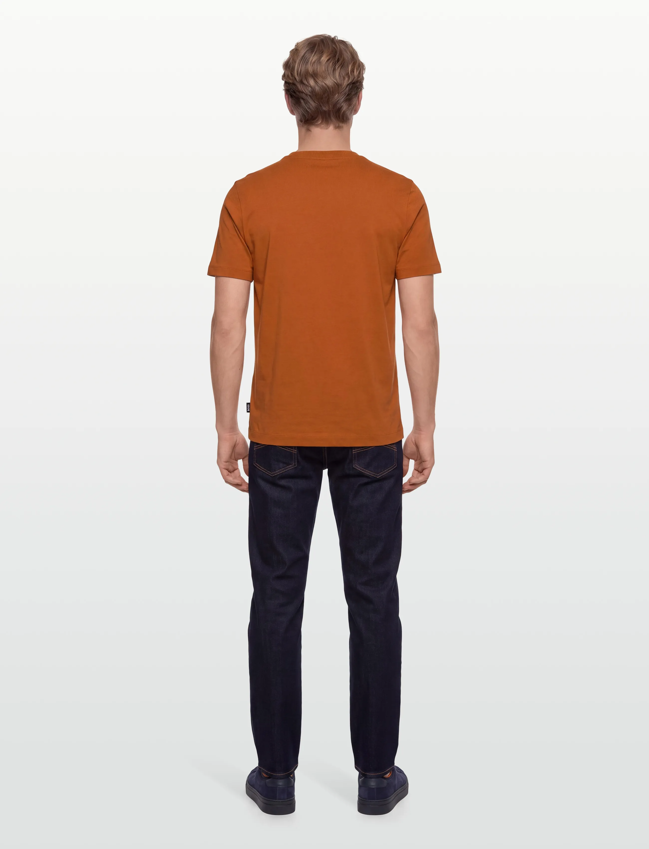 BOSS - Thompson 01 - lühikeste varrukatega t-särgid - dark orange - 4