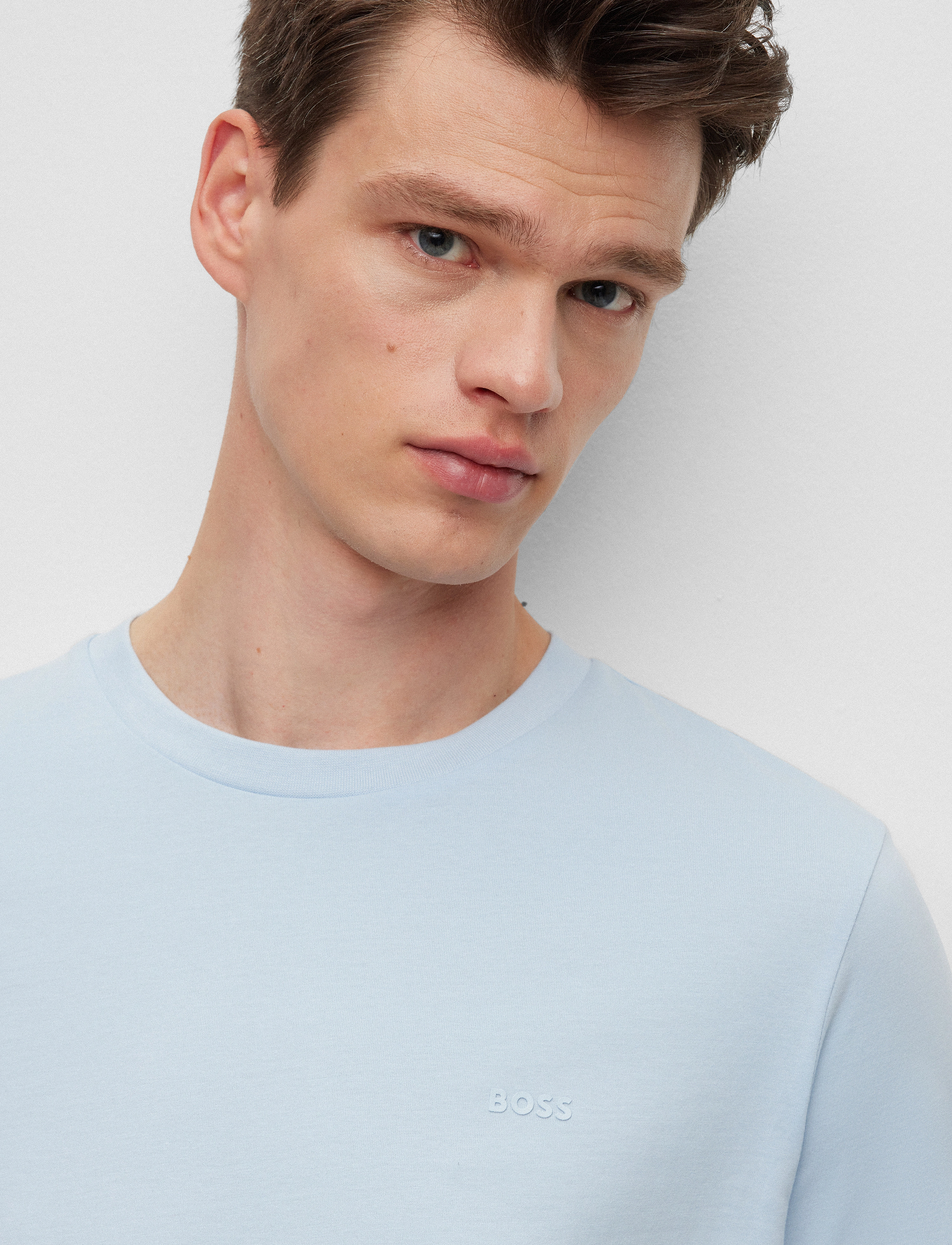 BOSS - Thompson 01 - lühikeste varrukatega t-särgid - light/pastel blue - 2