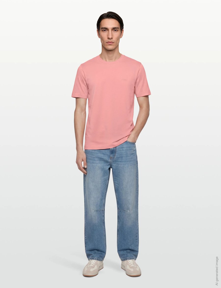 BOSS - Thompson 01 - kortærmede t-shirts - light/pastel pink - 0