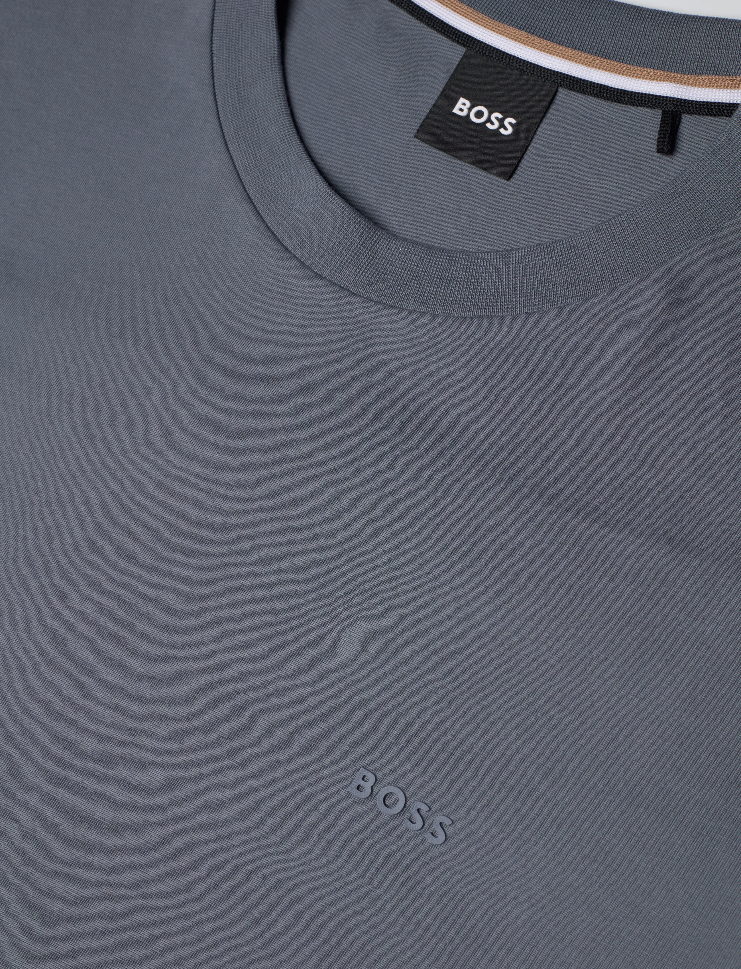 BOSS - Thompson 01 - short-sleeved t-shirts - open blue - 5