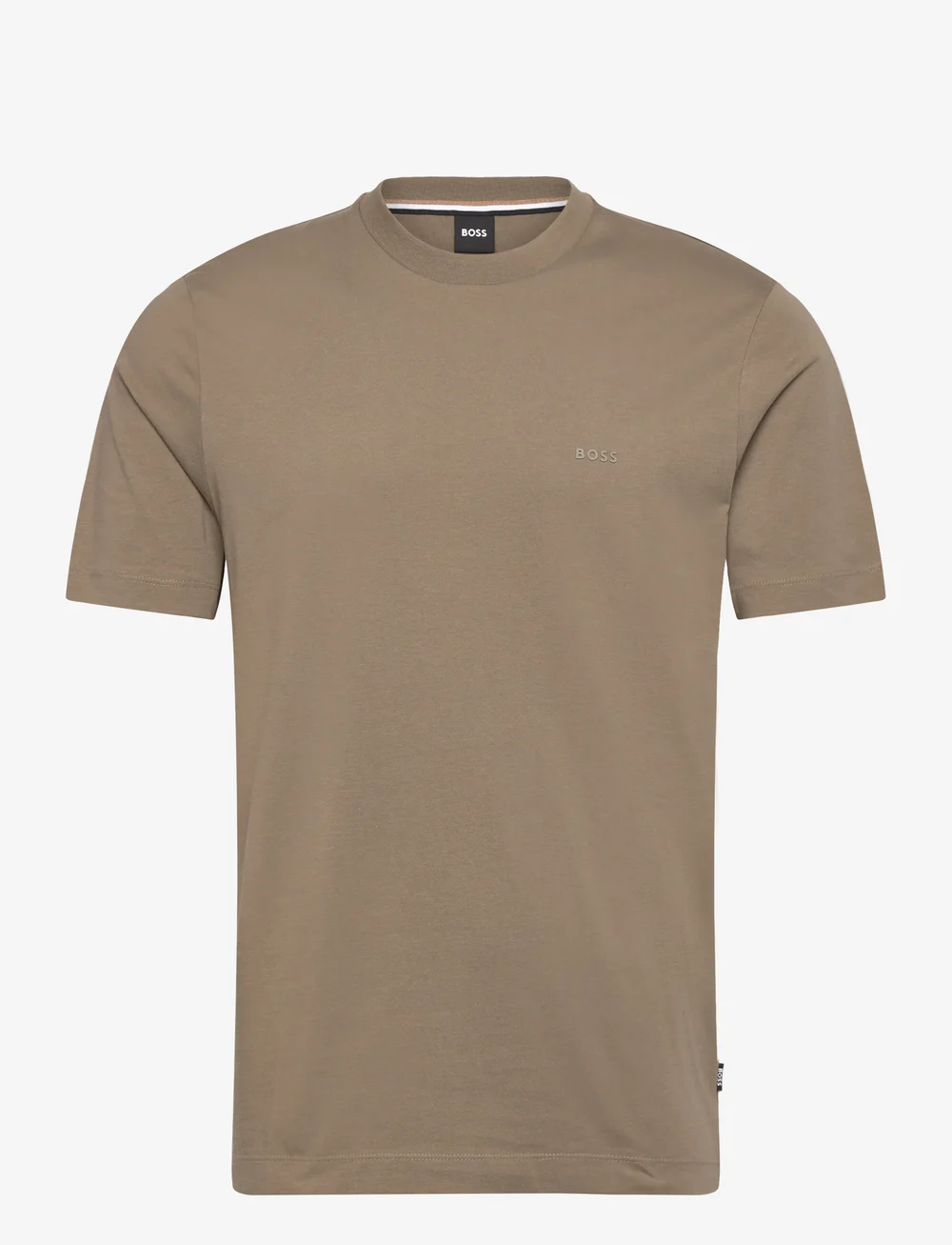 BOSS - Thompson 01 - short-sleeved t-shirts - open brown - 0