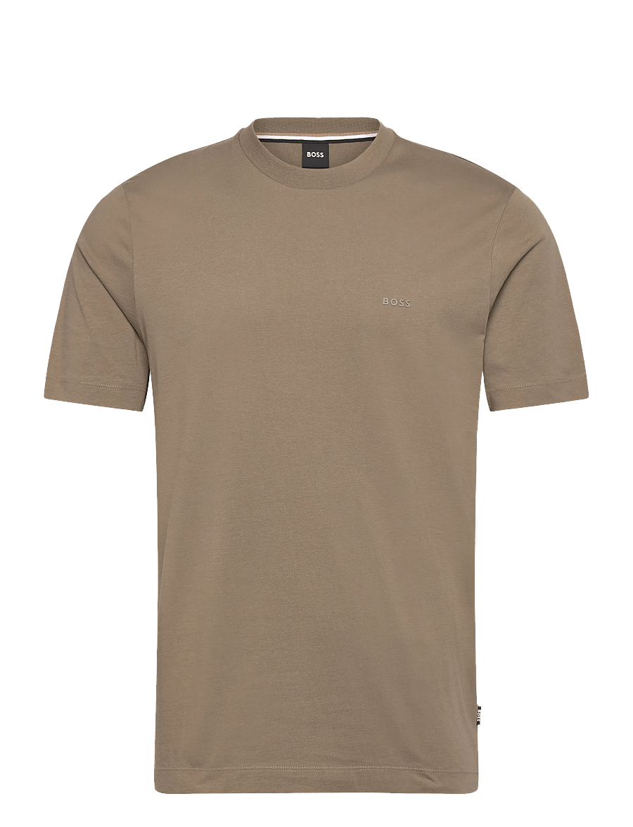 BOSS - Thompson 01 - kortærmede t-shirts - open brown - 0