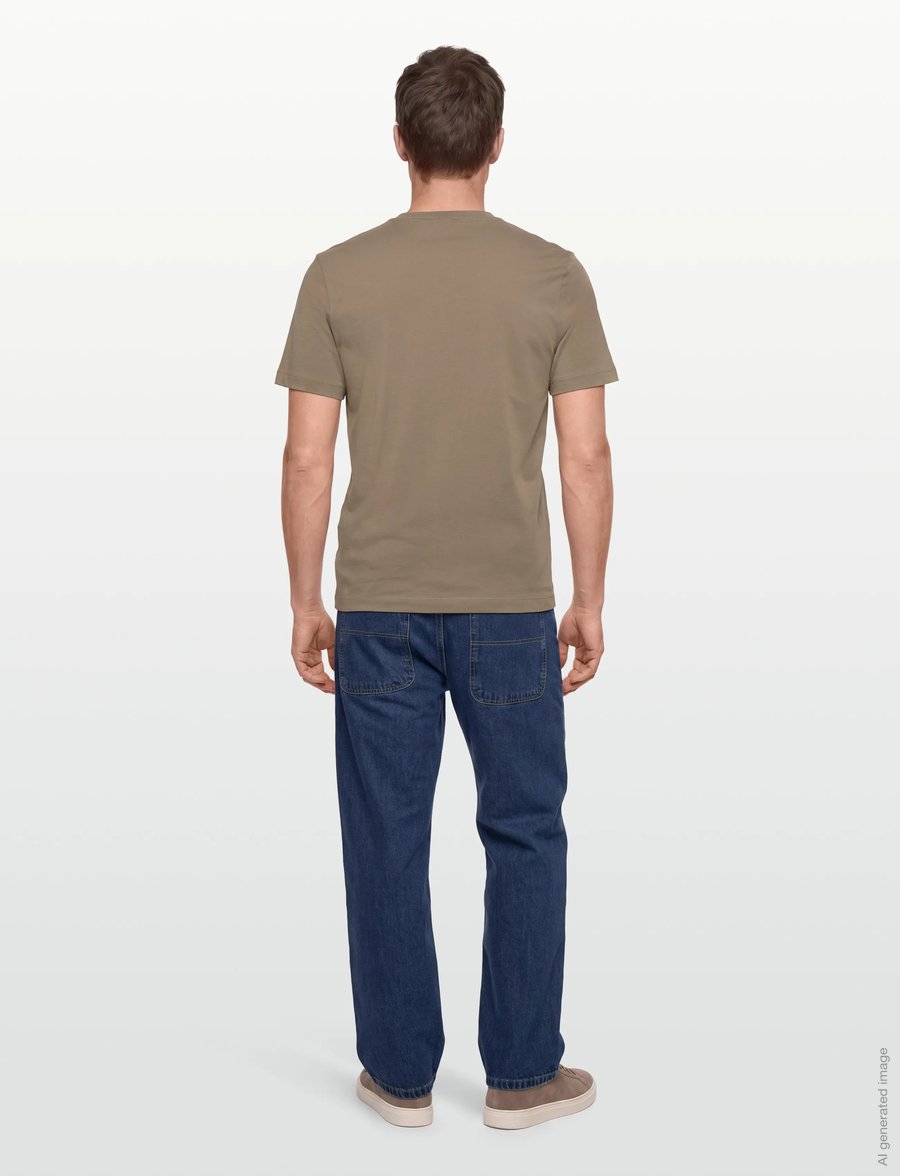 BOSS - Thompson 01 - kurzärmelige t-shirts - open brown - 4