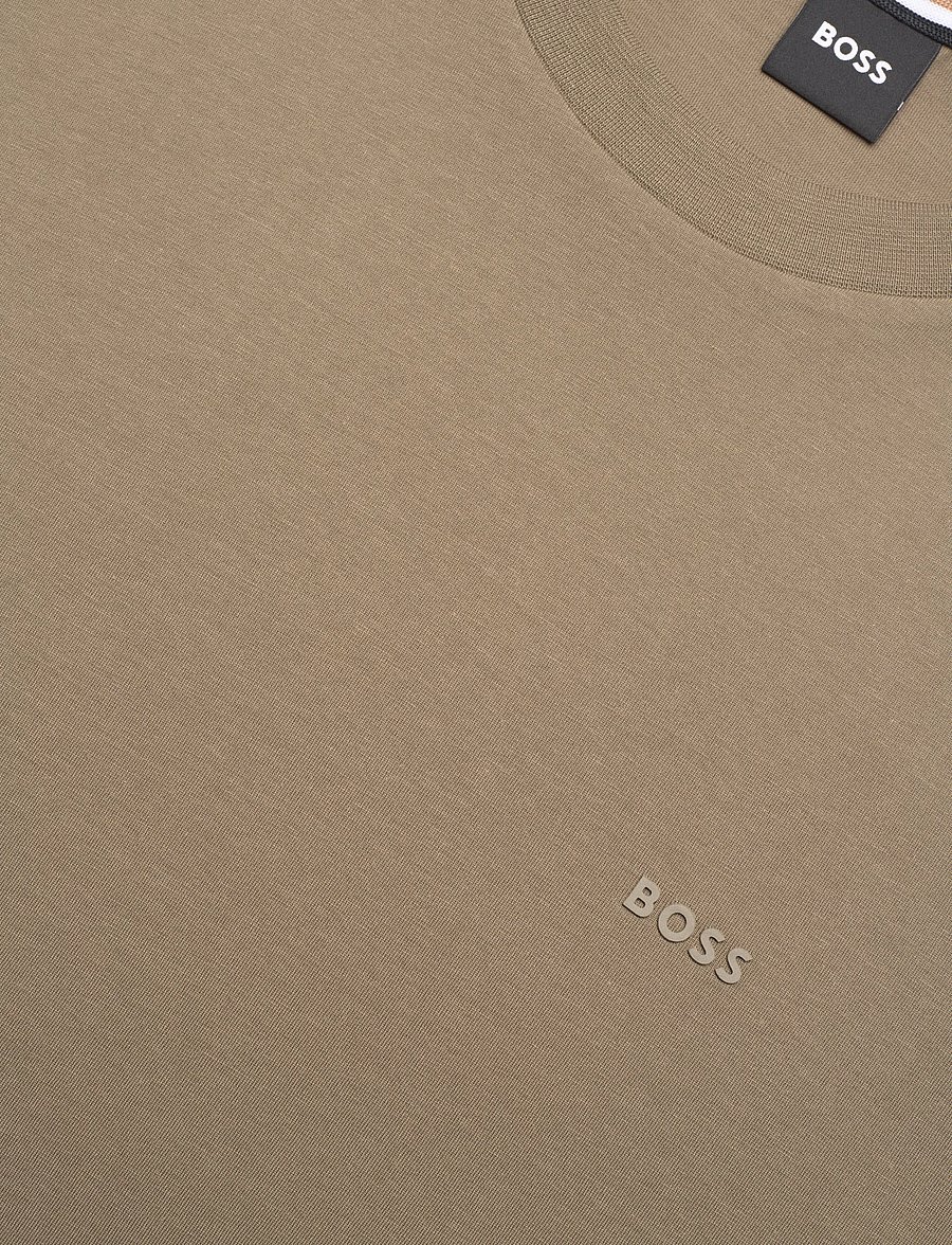 BOSS - Thompson 01 - kortærmede t-shirts - open brown - 2