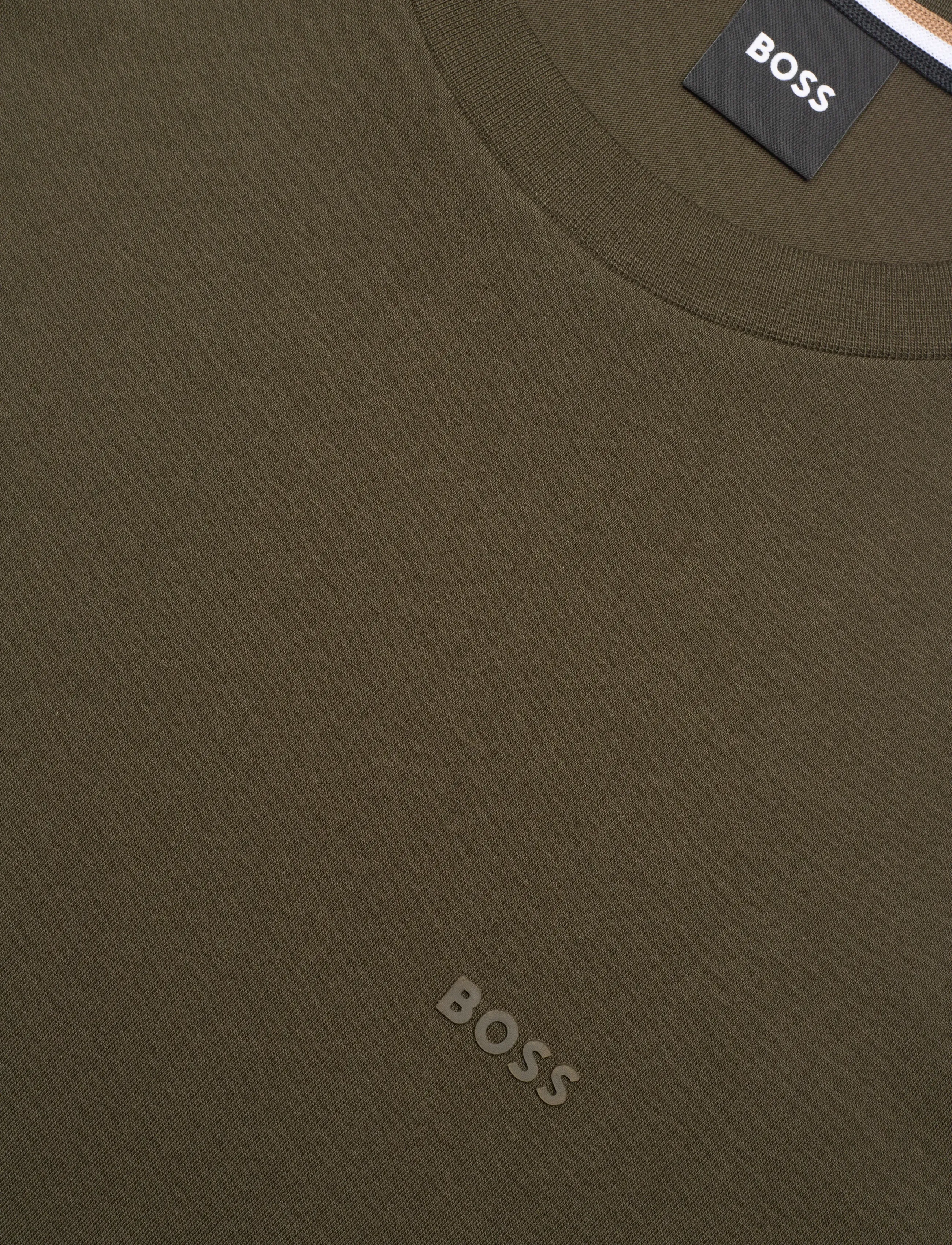 BOSS - Thompson 01 - short-sleeved t-shirts - open green - 2