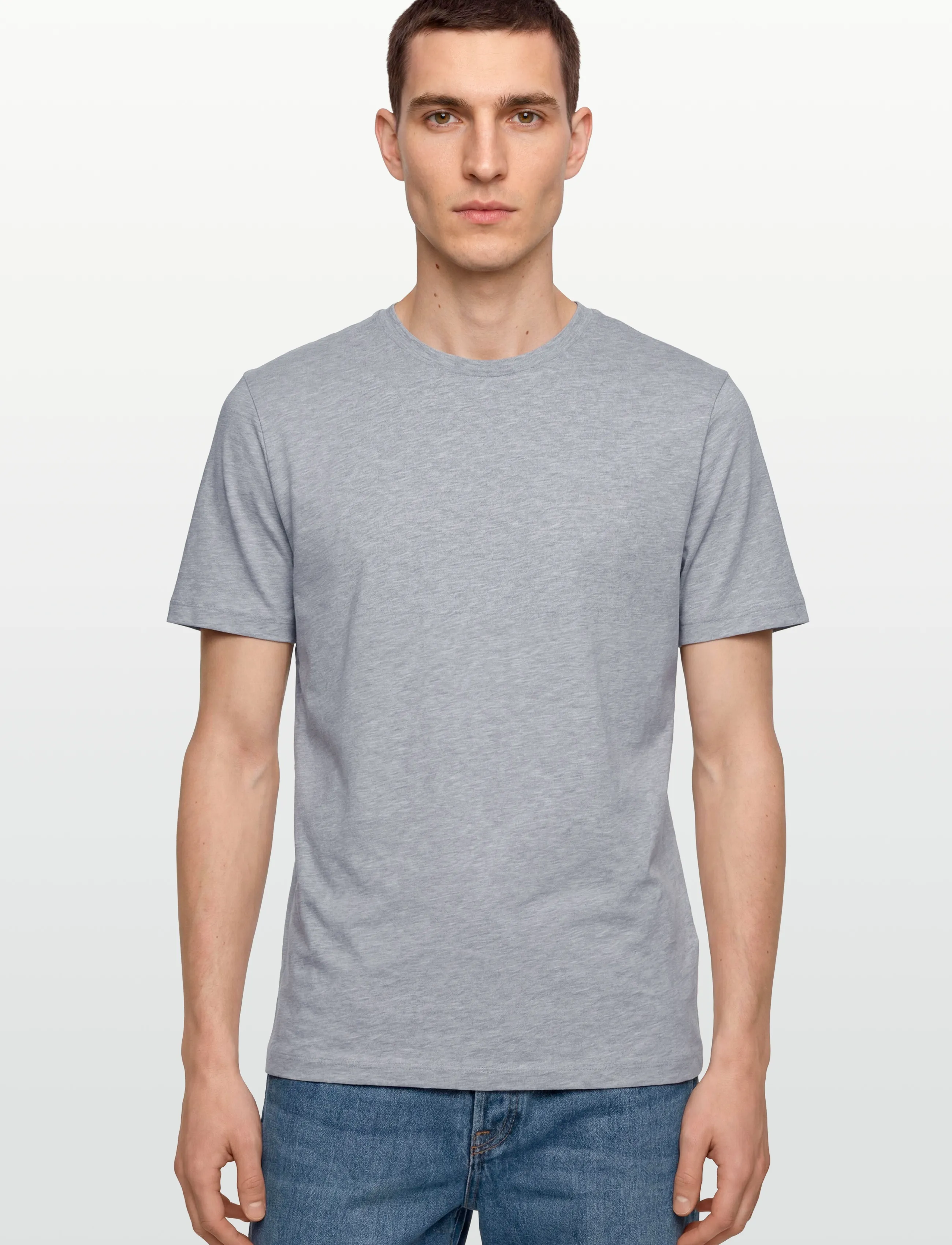 BOSS - Thompson 01 - stutterma bolir - open grey - 3