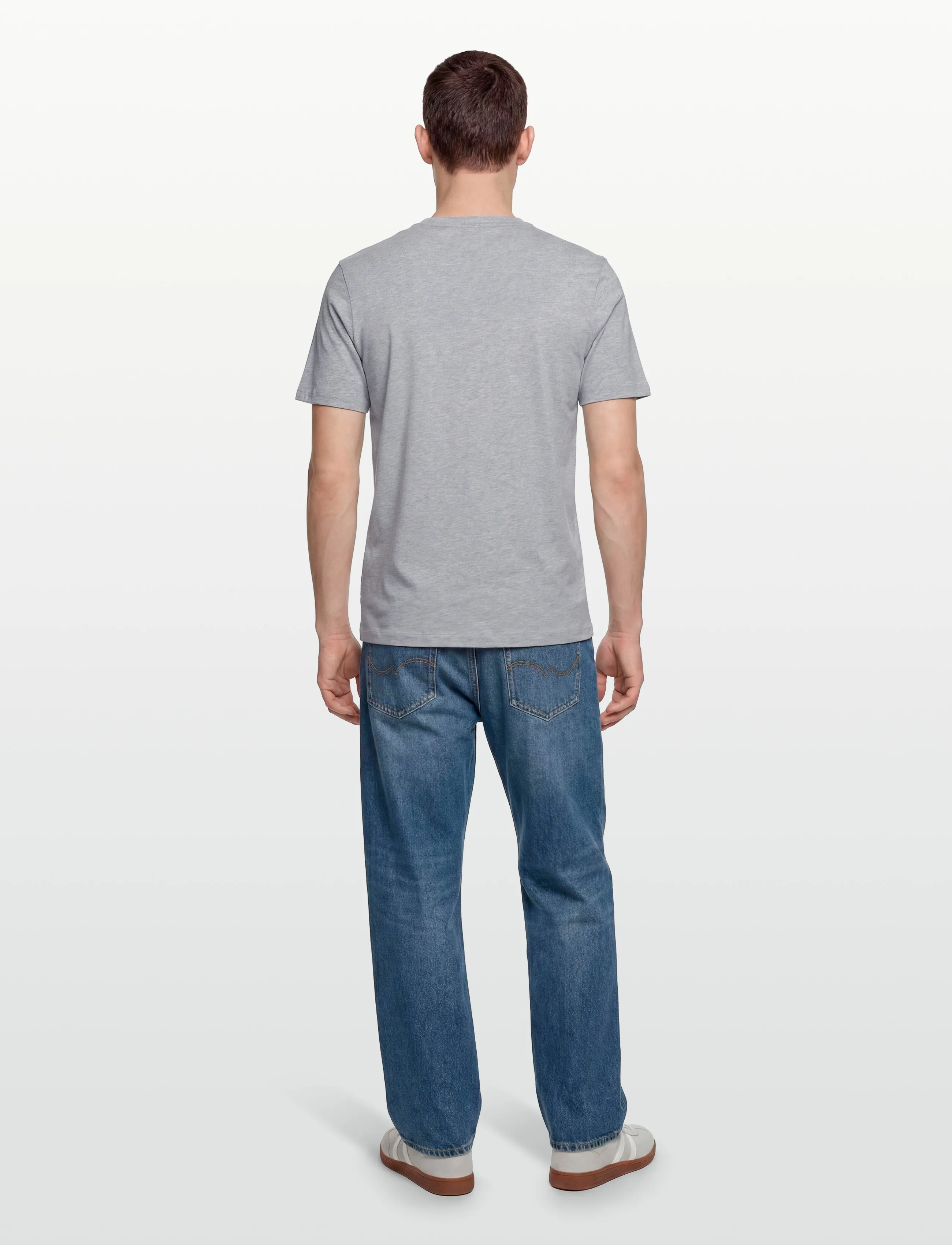 BOSS - Thompson 01 - stutterma bolir - open grey - 4