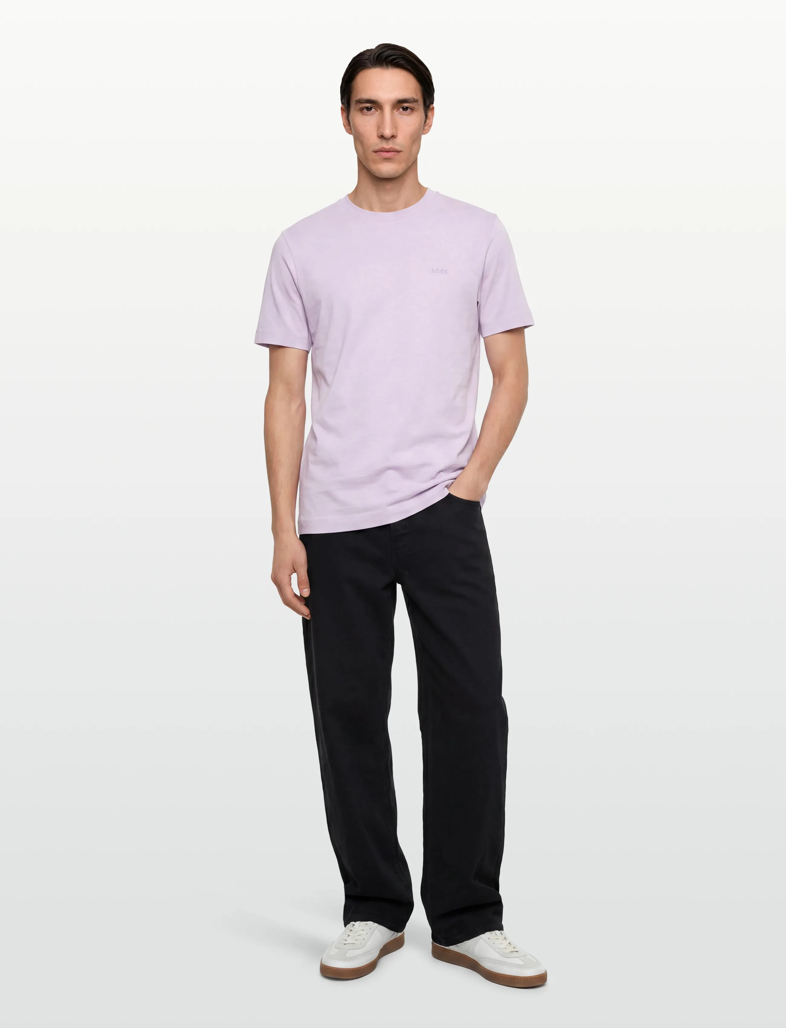 BOSS - Thompson 01 - basic t-shirts - open purple - 0