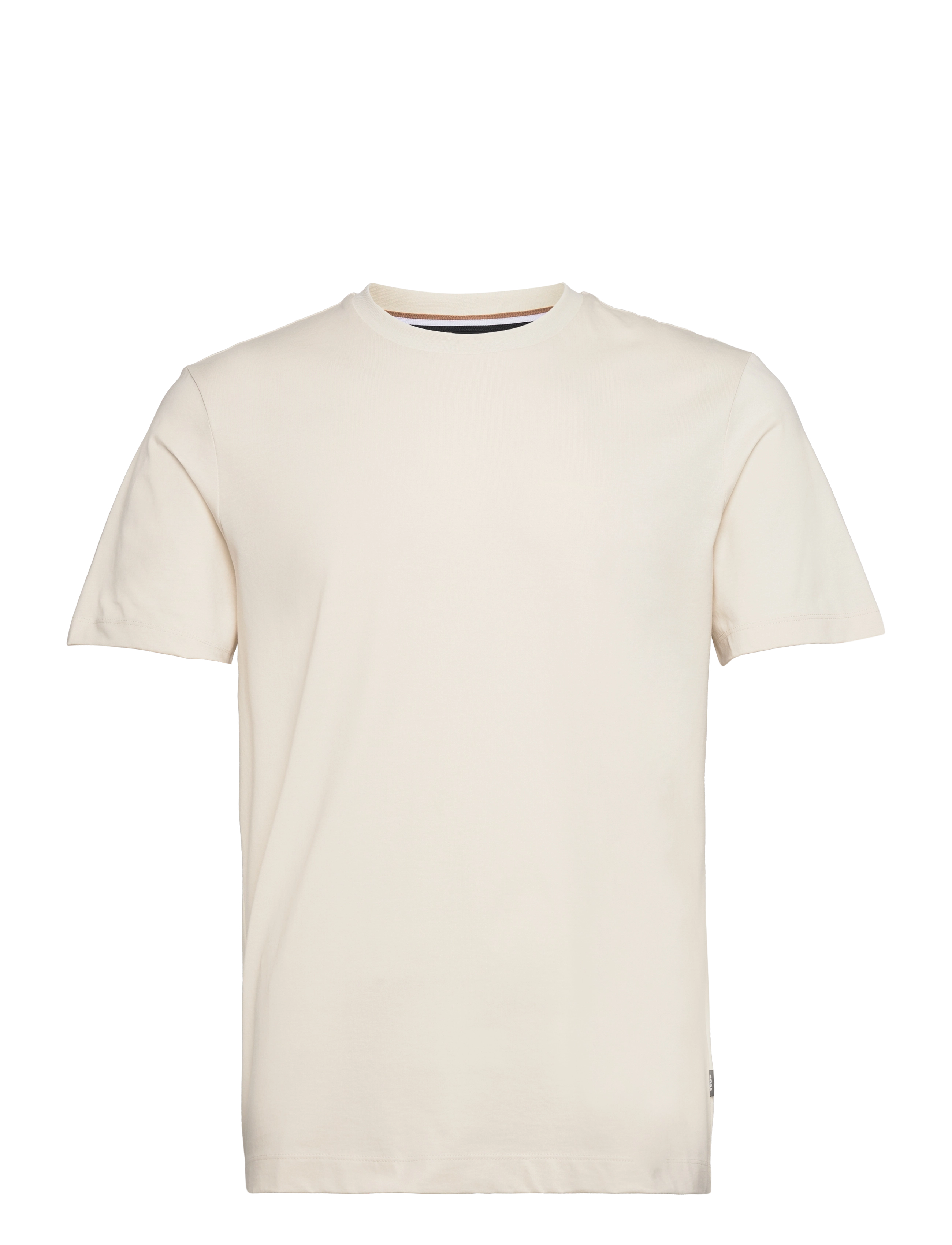 BOSS Thompson 01, Mænd, Basic T-Shirt, Cream, Str: L
