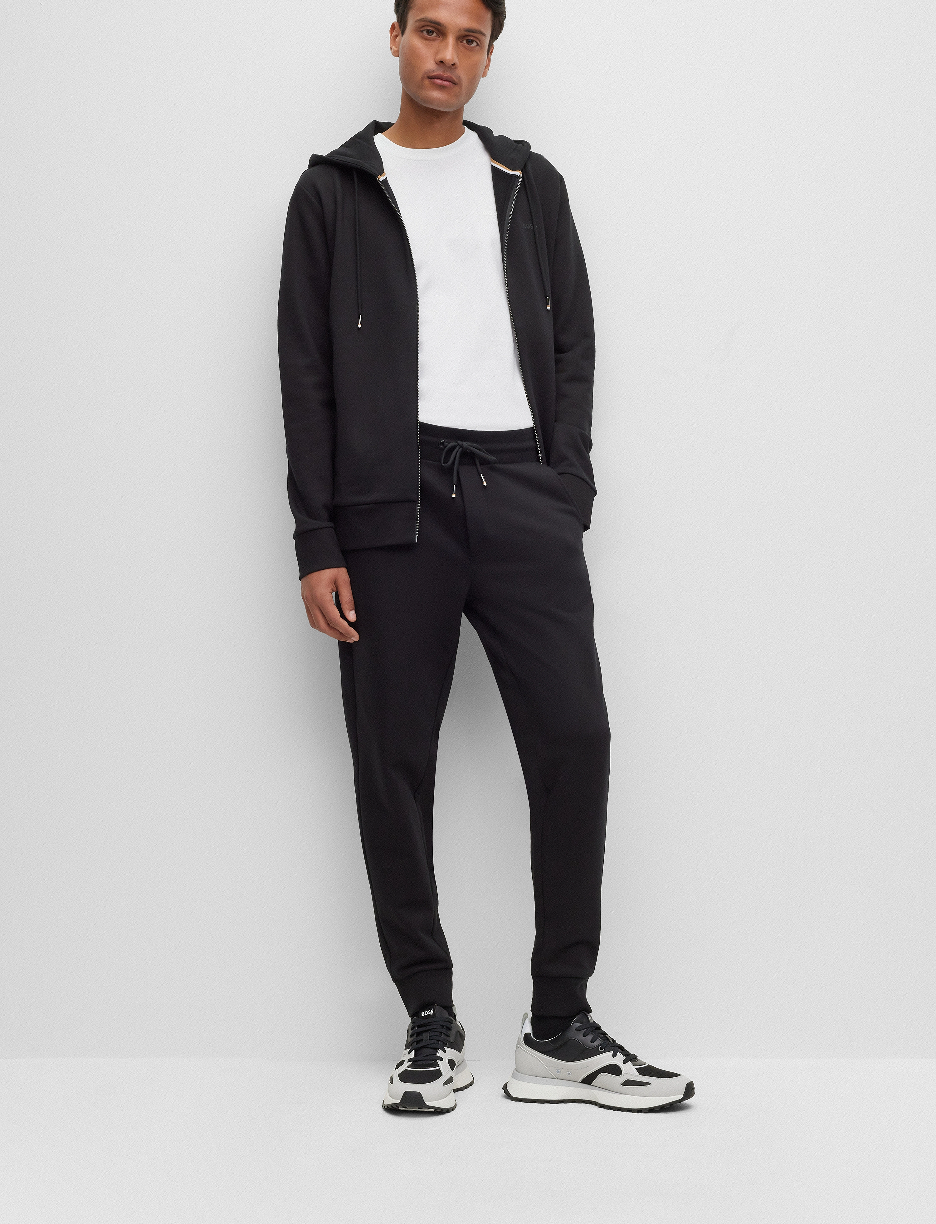 BOSS Thompson 01, Mænd, Basic T-Shirt, Hvid, Str: L