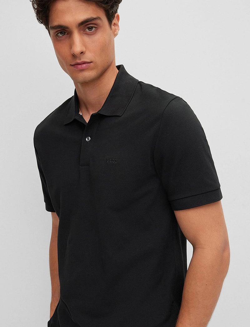 BOSS - Pallas - polo shirts - black - 3