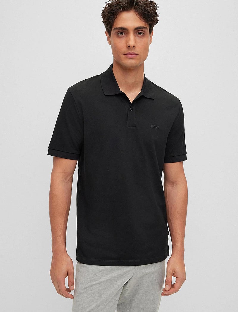 BOSS - Pallas - polo shirts - black - 4