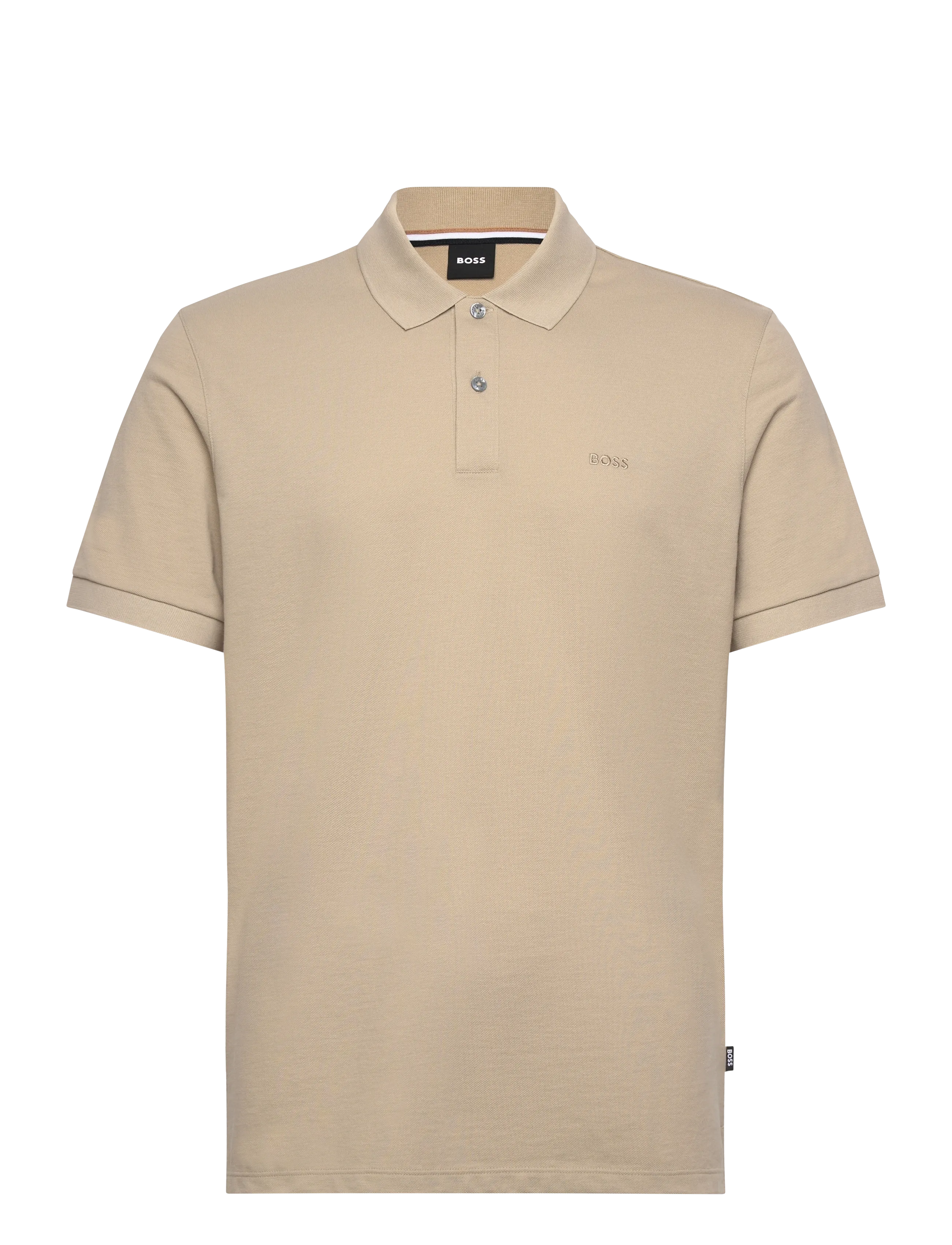 BOSS Pallas - Lühikeste varrukatega polod - DARK BEIGE / beige