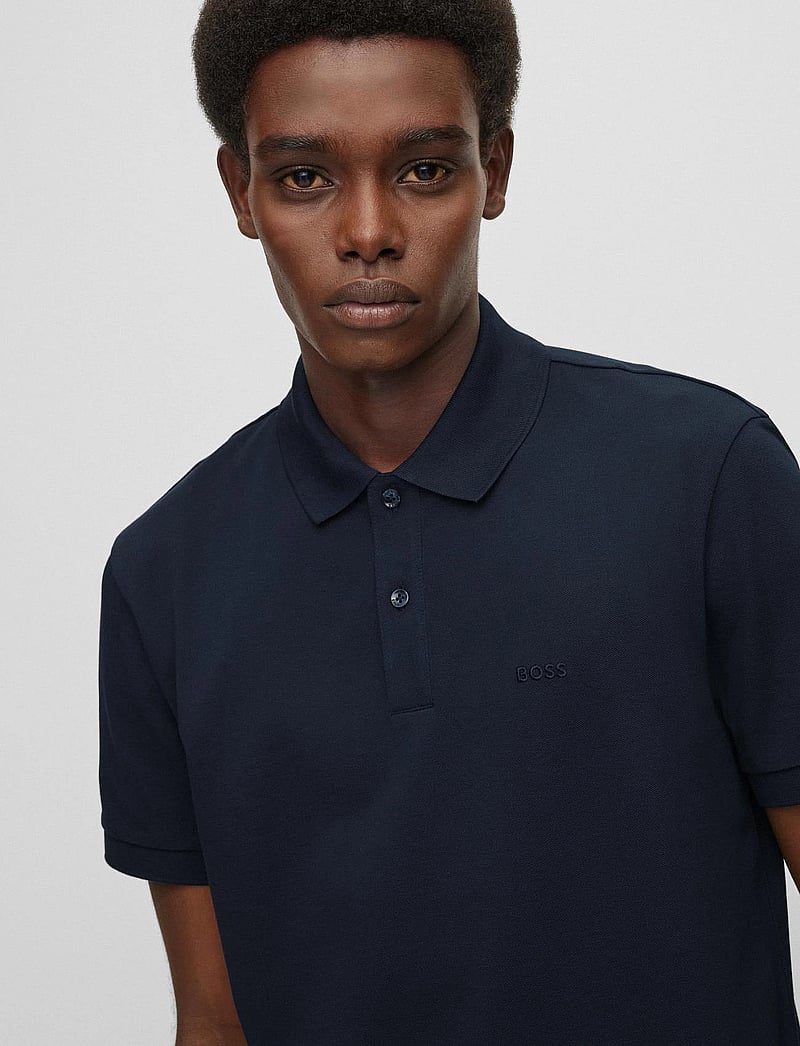 BOSS - Pallas - kortärmade pikéer - dark blue - 2