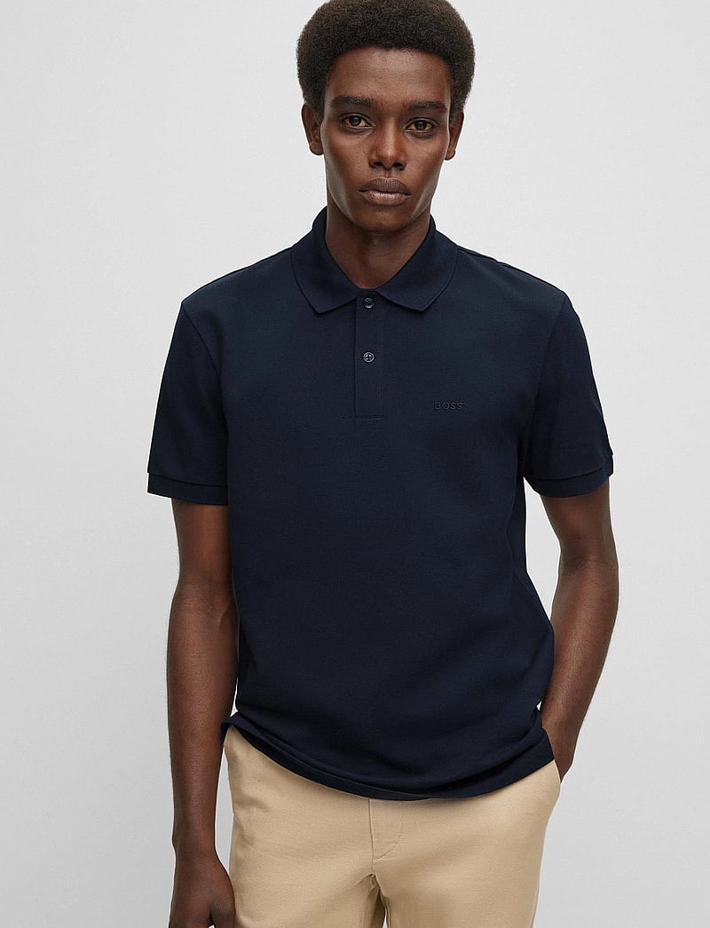 BOSS - Pallas - kortärmade pikéer - dark blue - 3