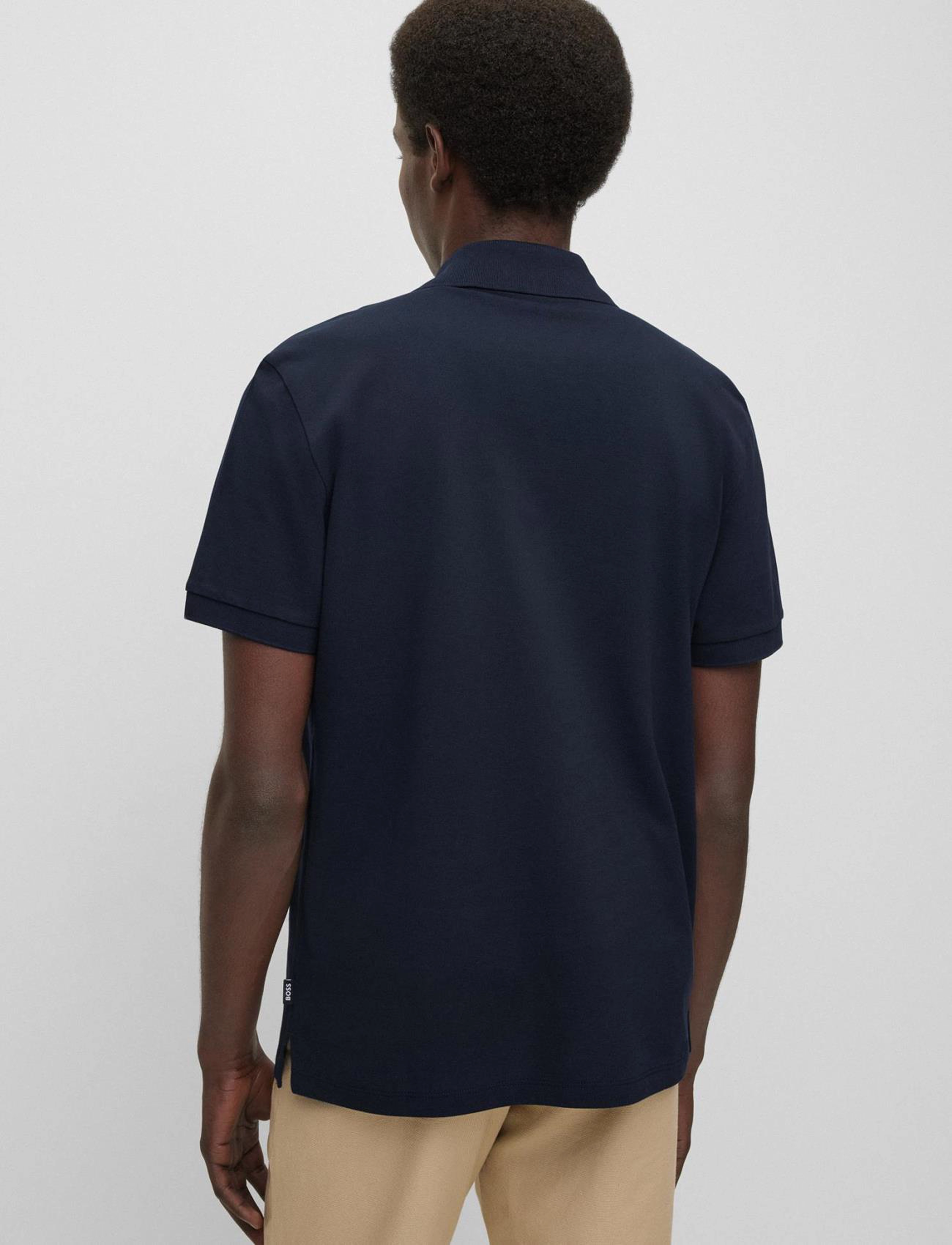 BOSS - Pallas - short-sleeved polos - dark blue - 4
