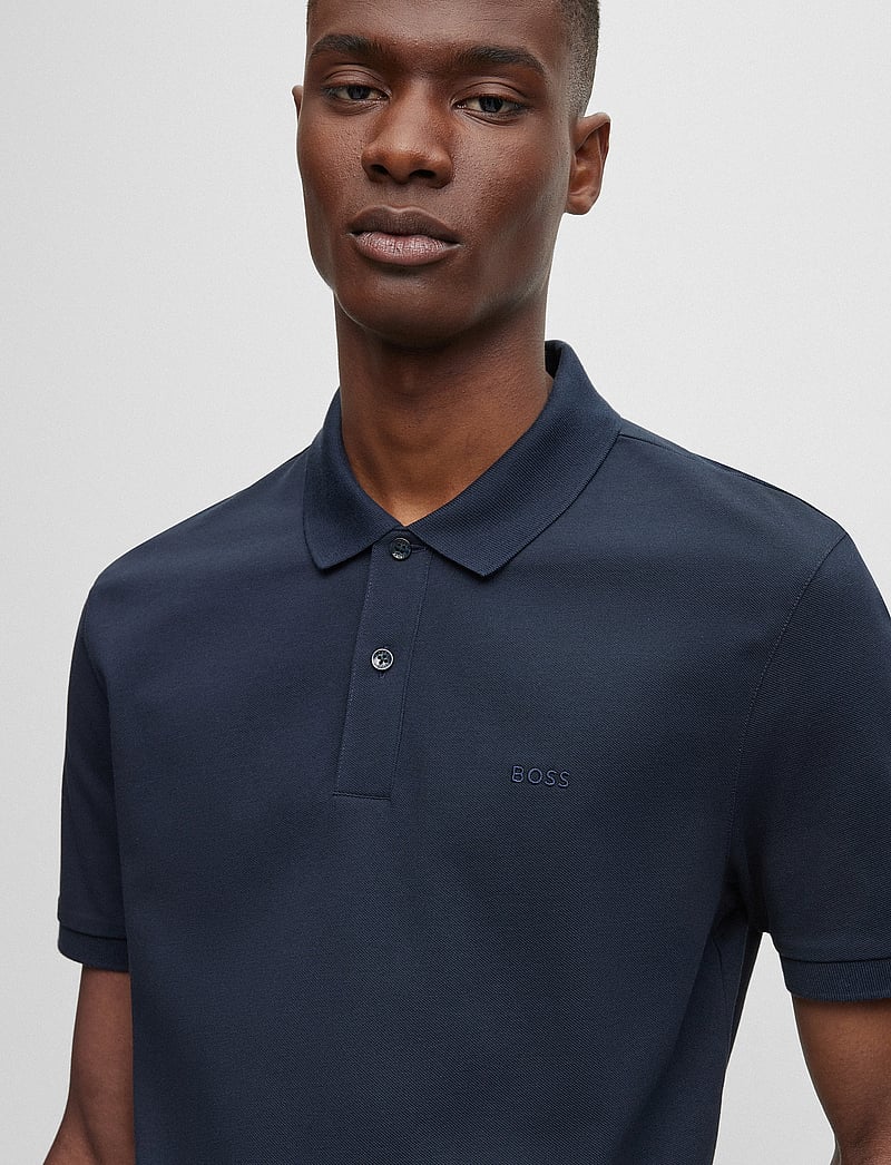 BOSS - Pallas - kortärmade pikéer - dark blue - 5