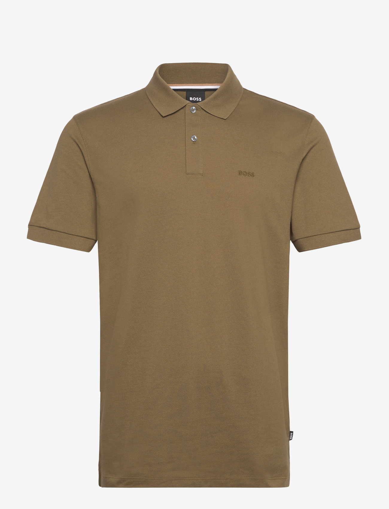 BOSS - Pallas - kortærmede poloer - dark green - 0